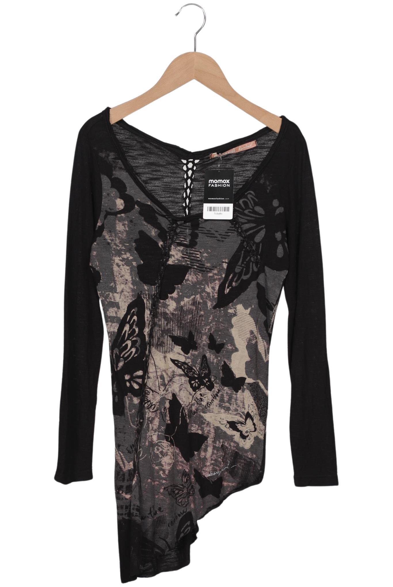 

Desigual Damen Langarmshirt, schwarz, Gr. 34