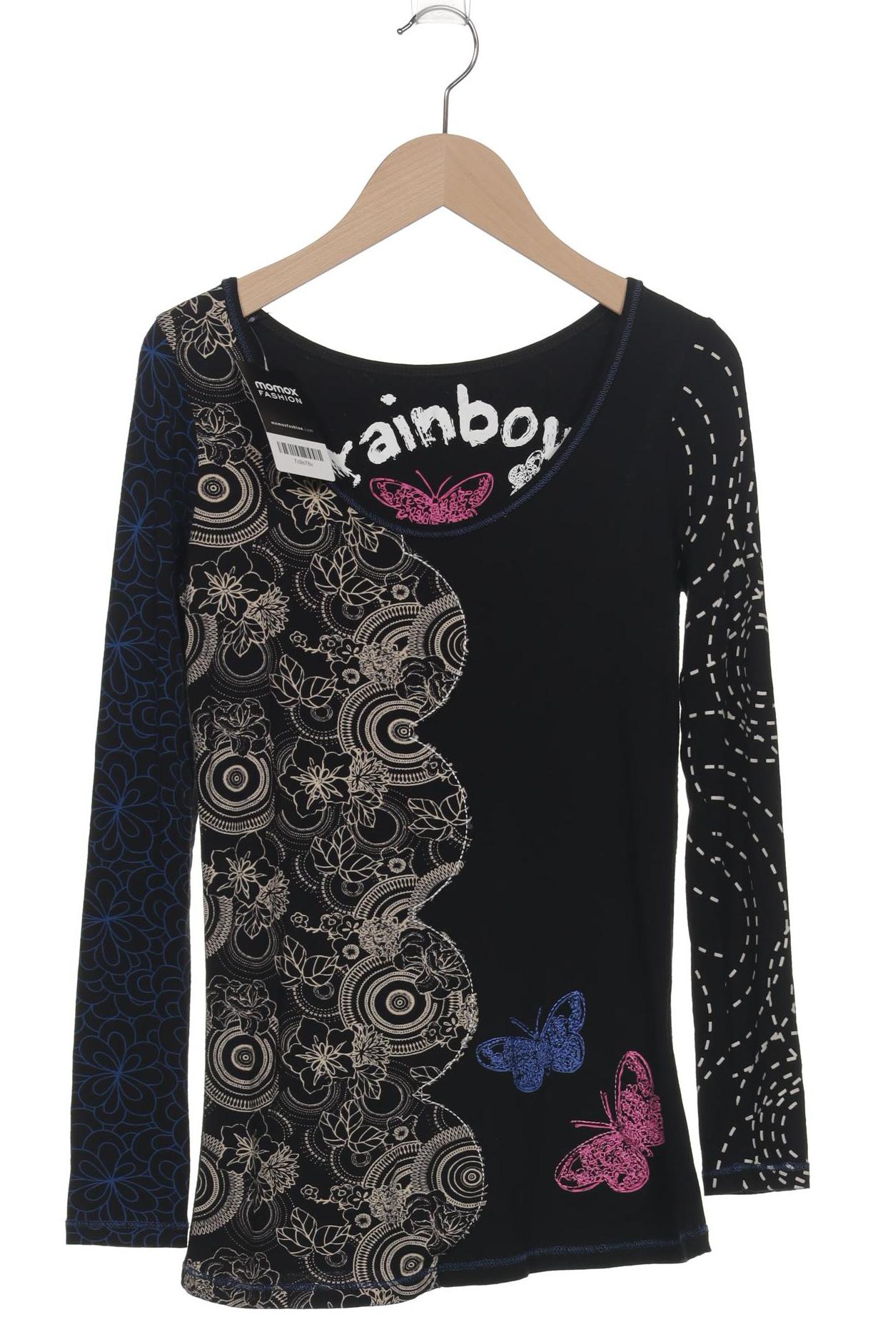 

Desigual Damen Langarmshirt, schwarz, Gr. 36