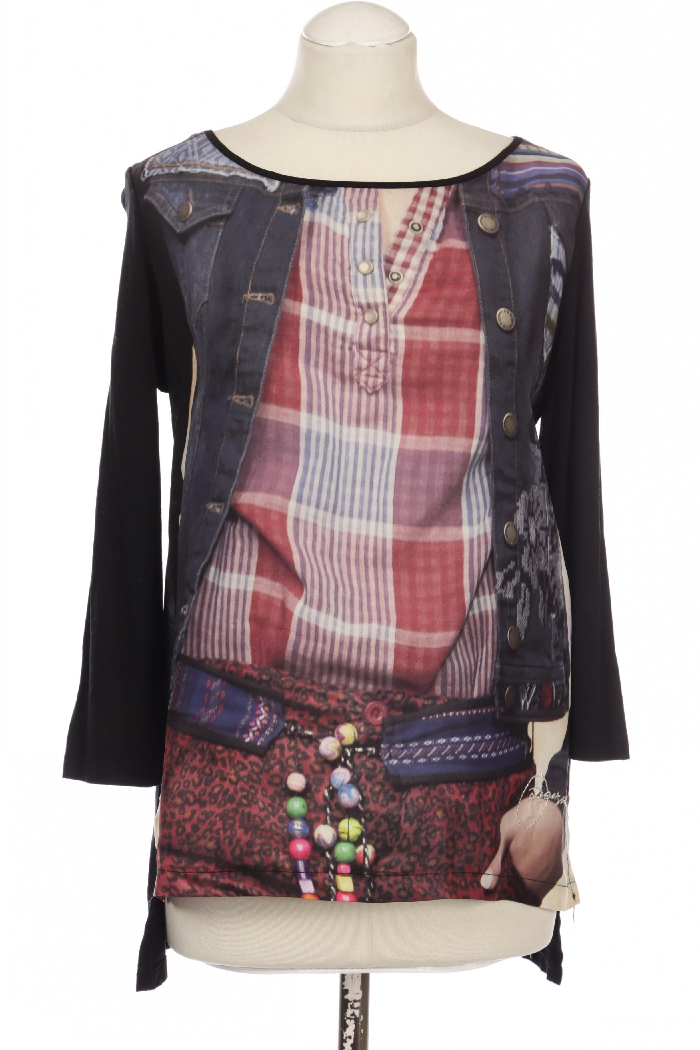 

Desigual Damen Langarmshirt, schwarz, Gr.