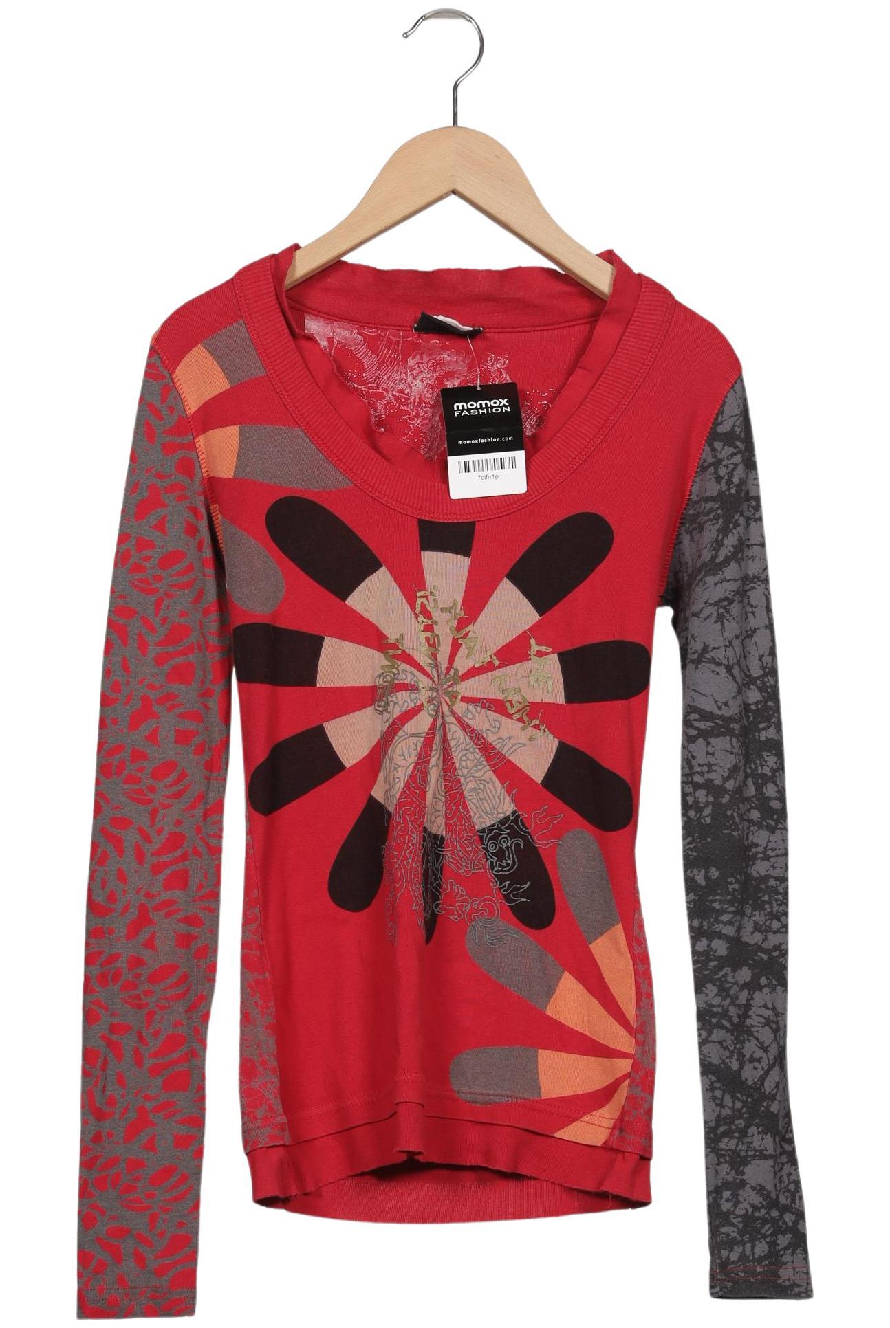 

Desigual Damen Langarmshirt, rot, Gr. 38