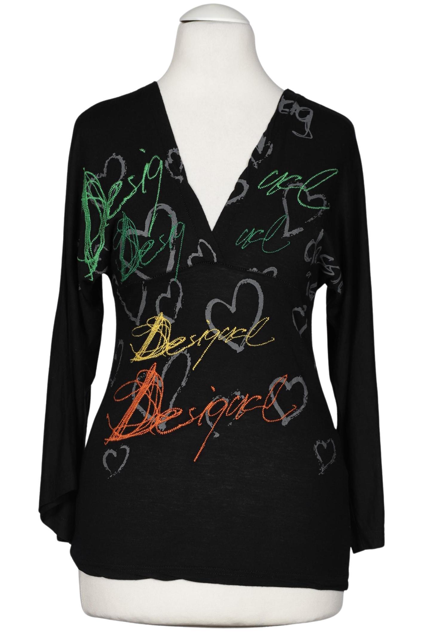 

Desigual Damen Langarmshirt, schwarz, Gr. 32