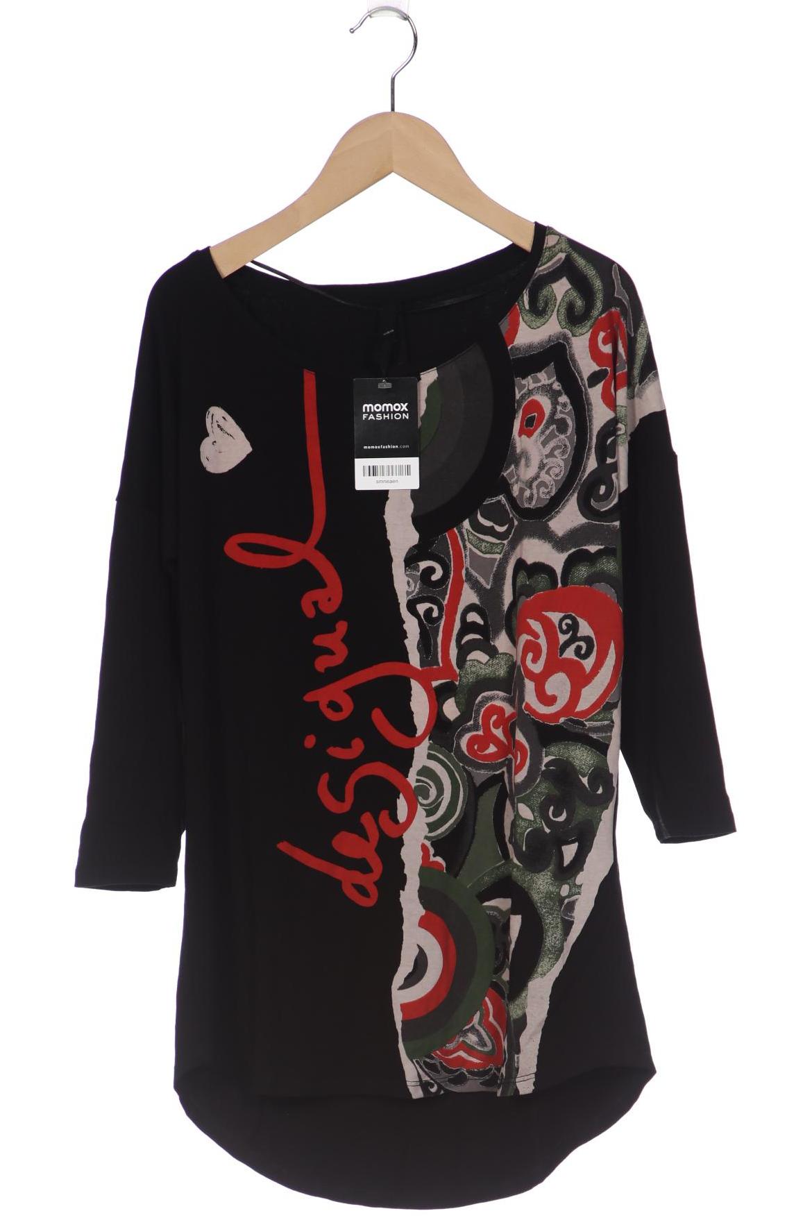 

Desigual Damen Langarmshirt, schwarz, Gr. 38