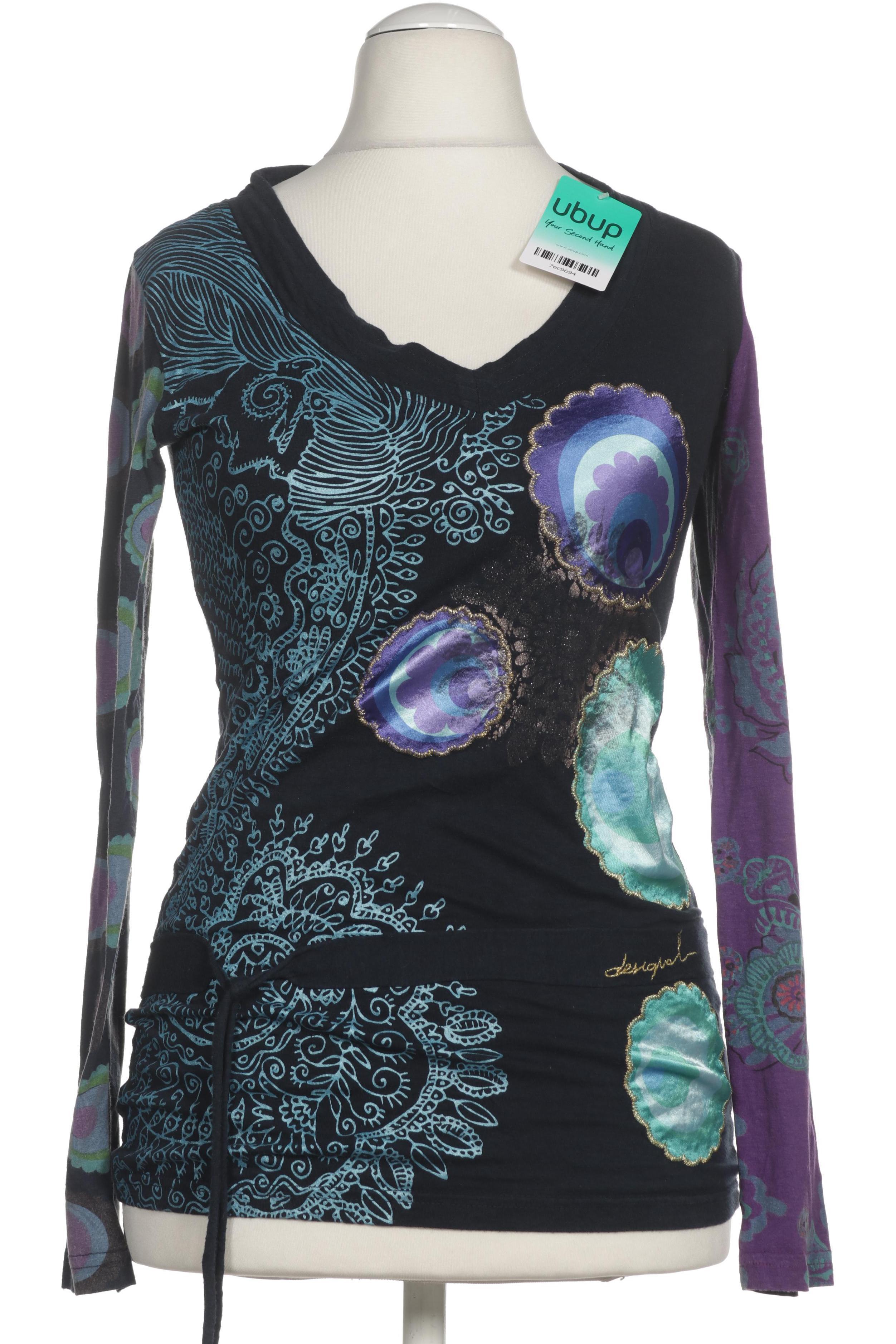 

Desigual Damen Langarmshirt, blau, Gr.