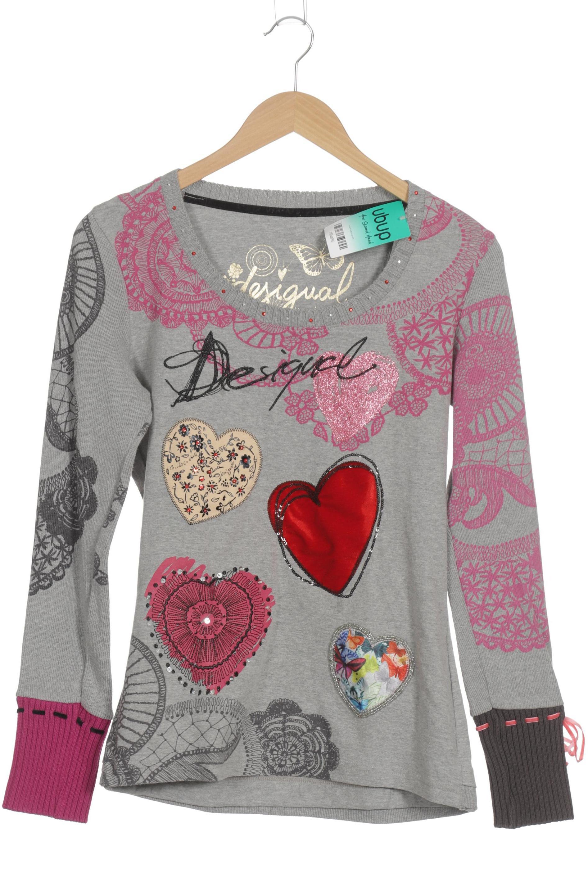 

Desigual Damen Langarmshirt, grau, Gr.