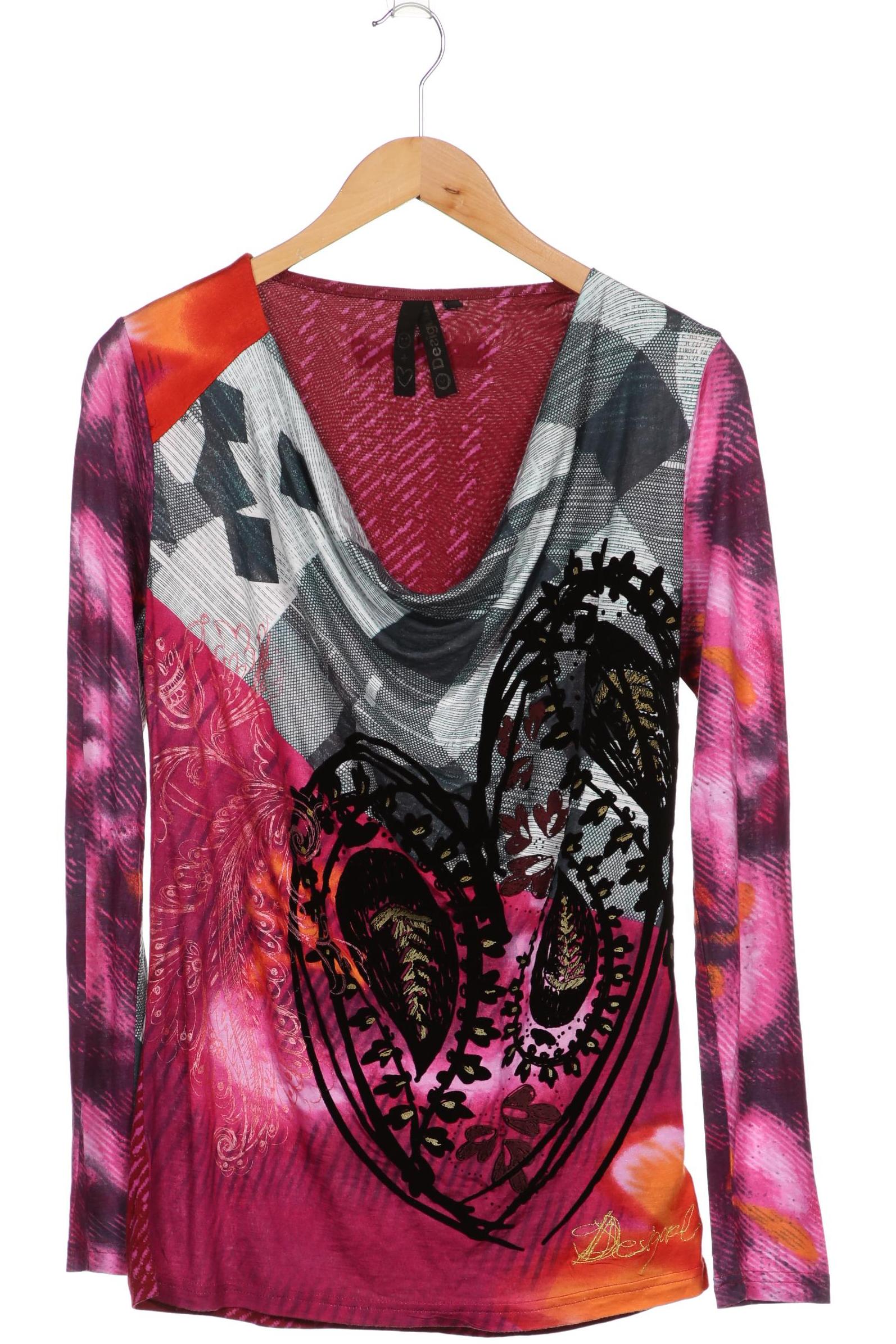 

Desigual Damen Langarmshirt, flieder, Gr. 38