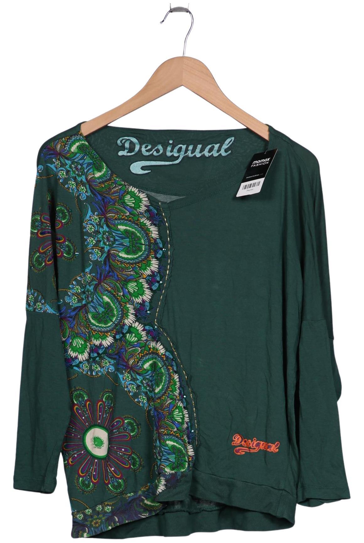 

Desigual Damen Langarmshirt, grün, Gr. 42