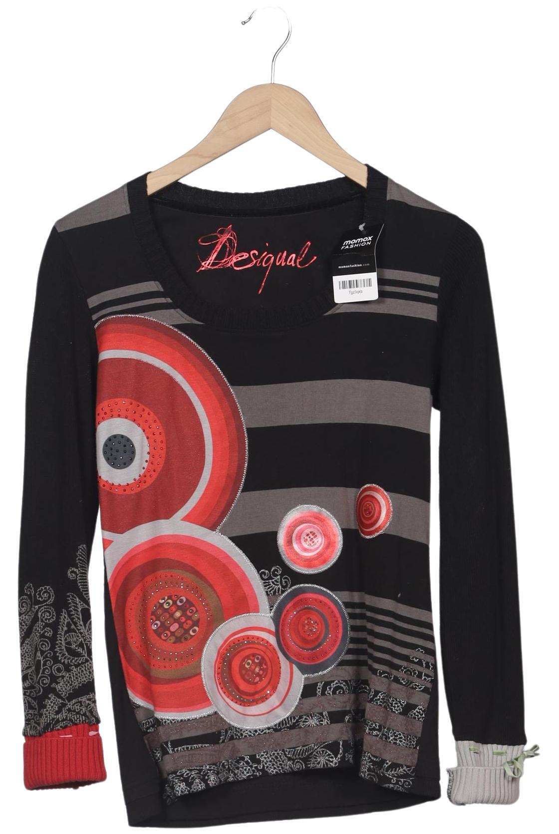 

Desigual Damen Langarmshirt, schwarz, Gr. 64