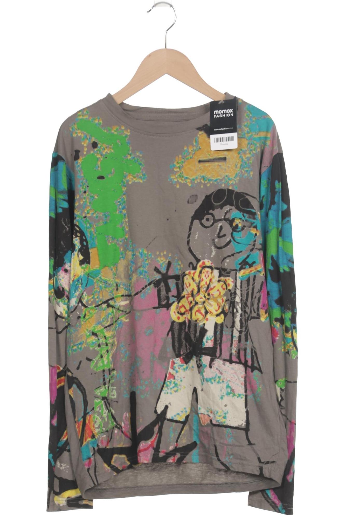 

Desigual Damen Langarmshirt, grau, Gr. 36