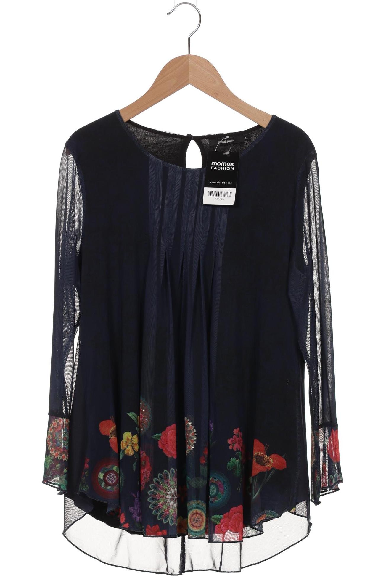 

Desigual Damen Langarmshirt, marineblau, Gr. 38