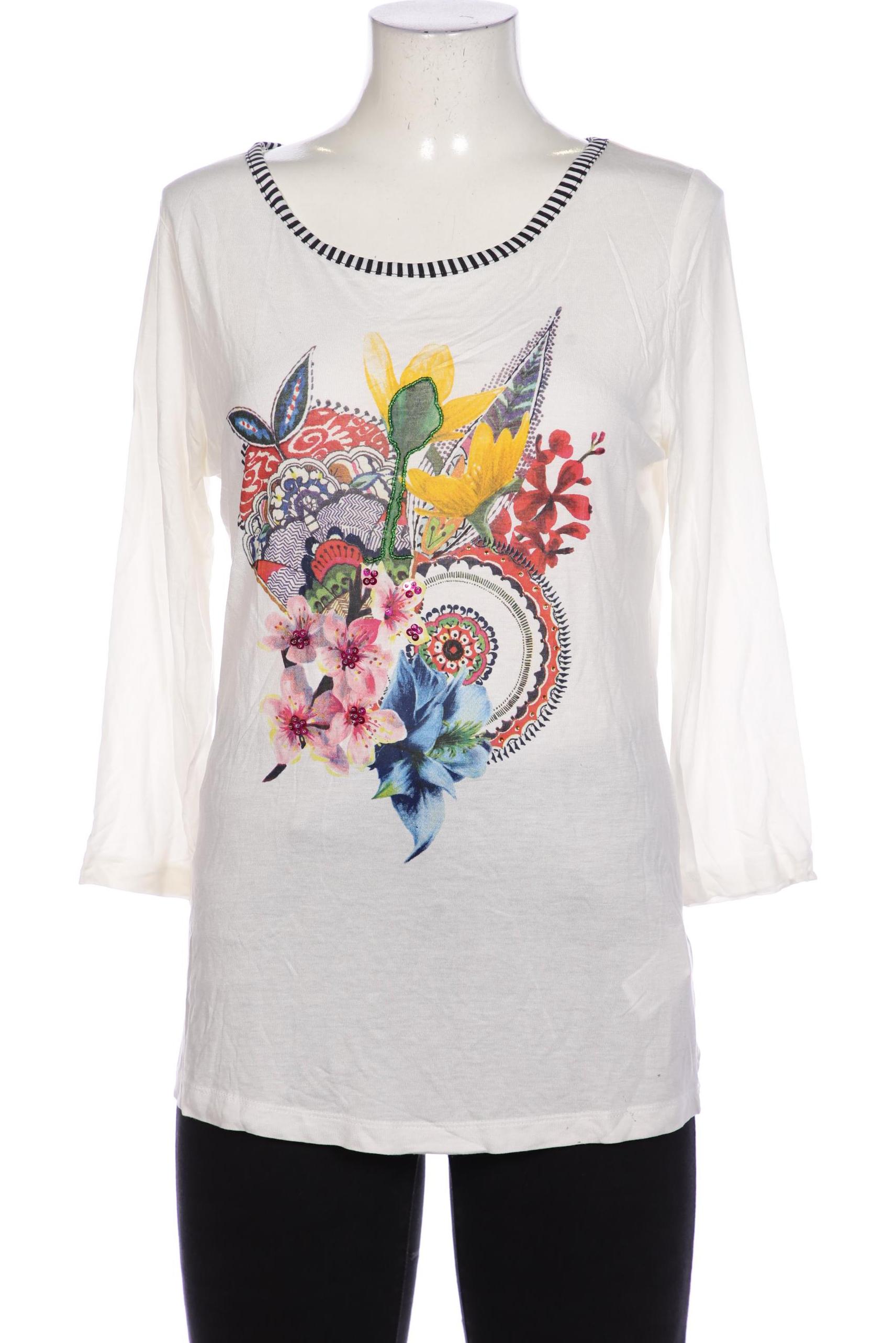 

Desigual Damen Langarmshirt, weiß, Gr. 42