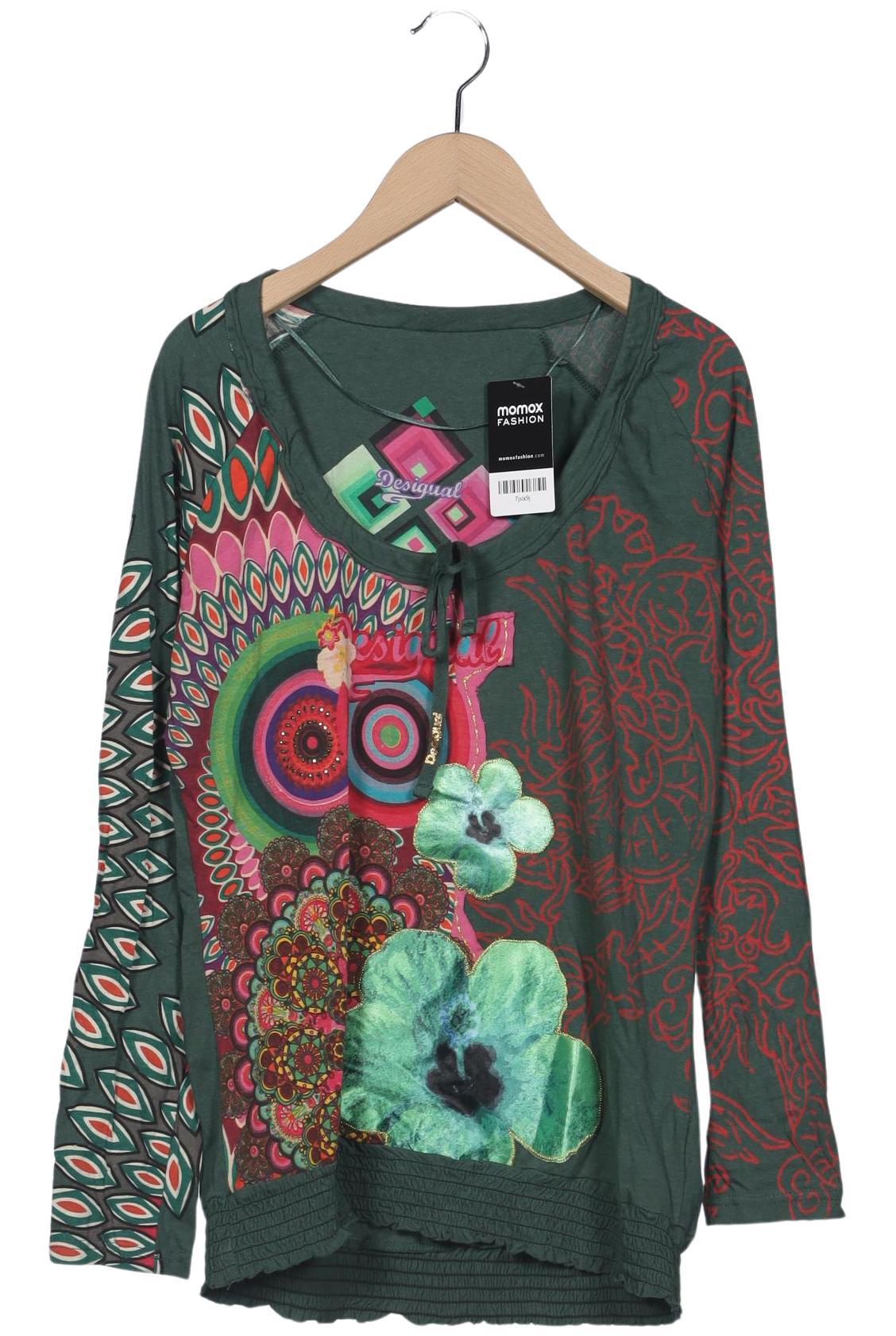 

Desigual Damen Langarmshirt, grün, Gr. 42