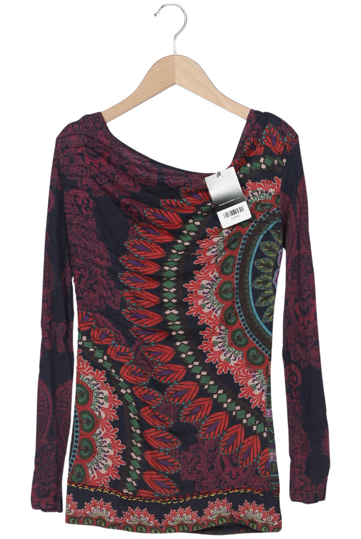 

Desigual Damen Langarmshirt, marineblau, Gr. 34
