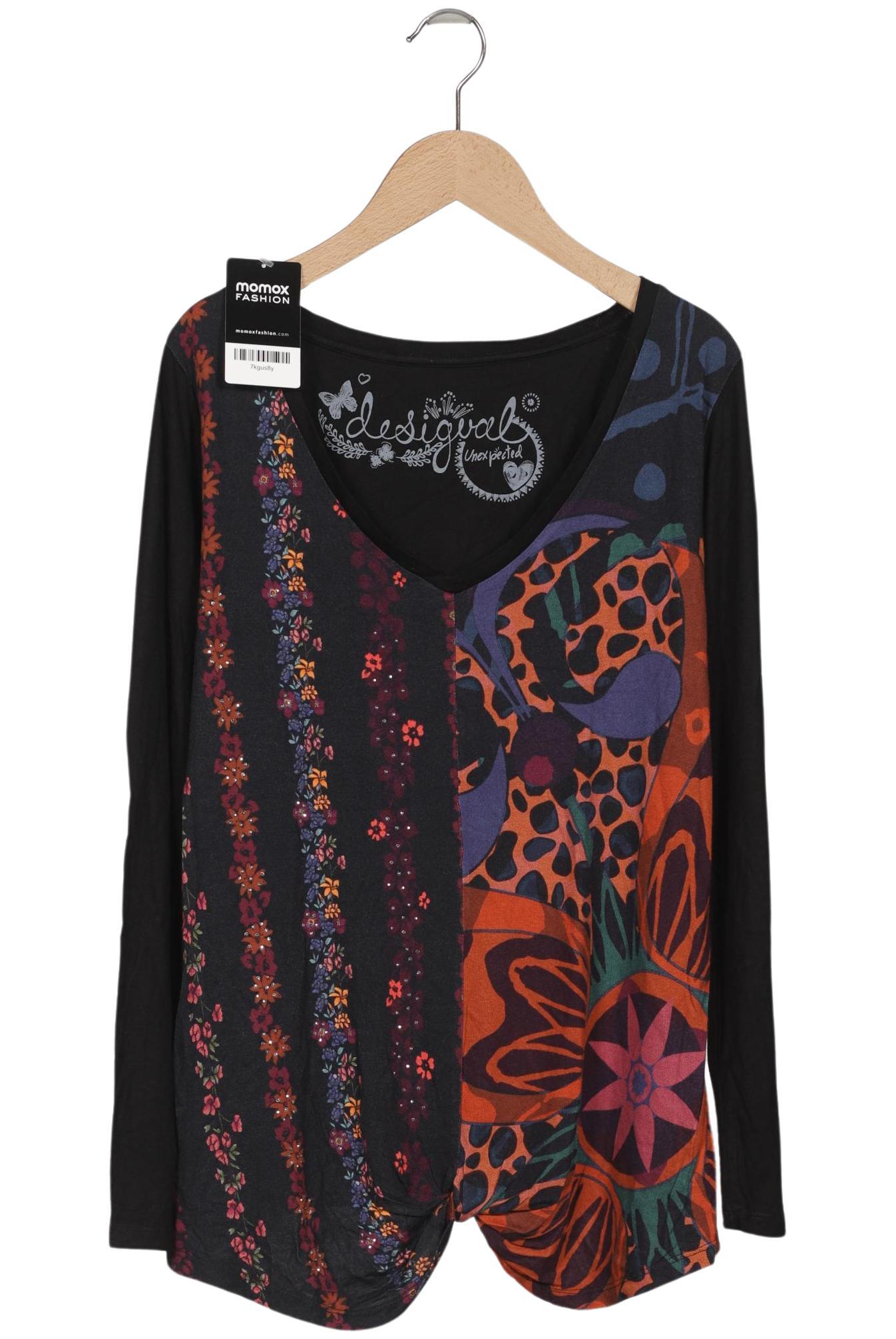 

Desigual Damen Langarmshirt, schwarz, Gr. 42