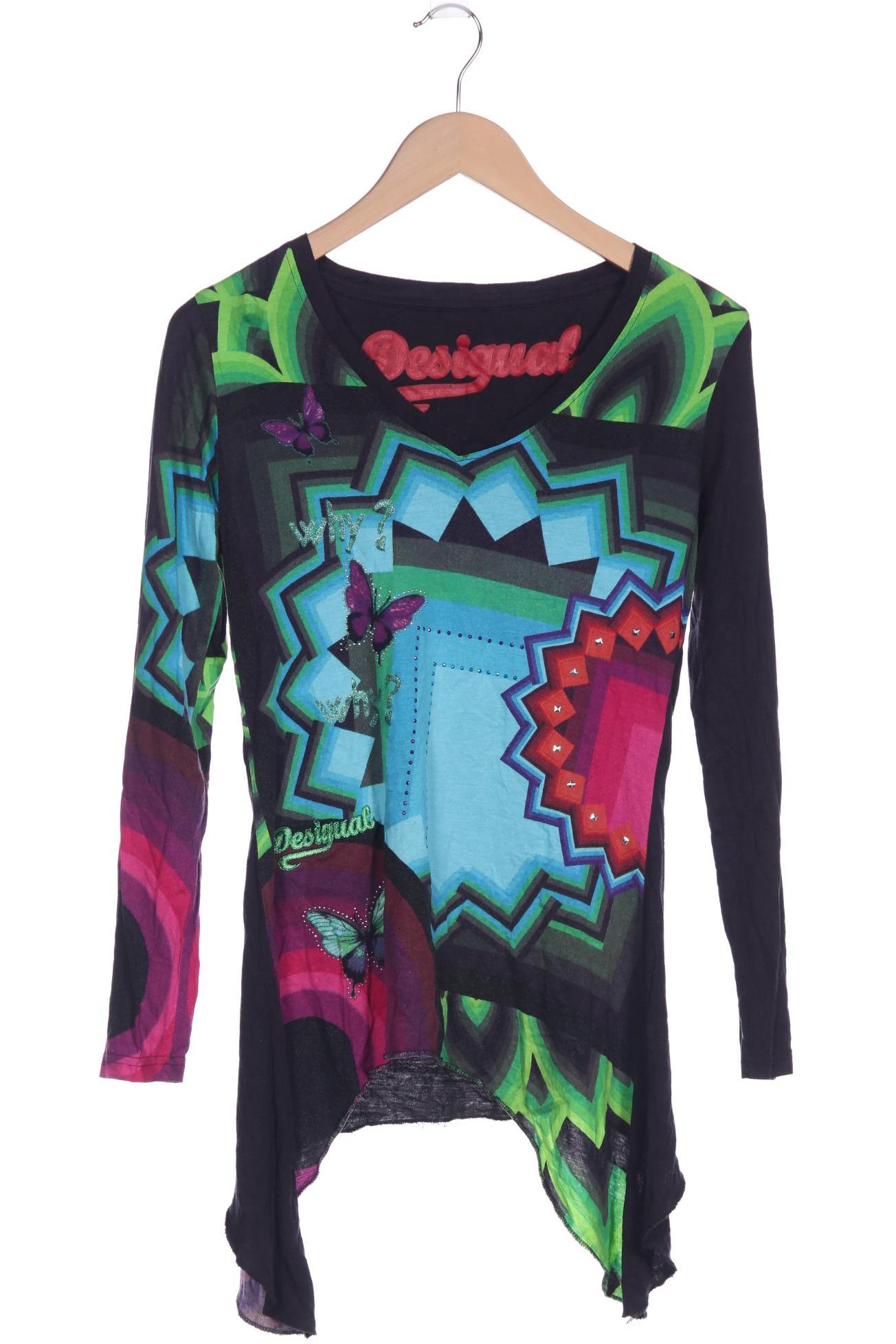 

Desigual Damen Langarmshirt, schwarz, Gr. 38