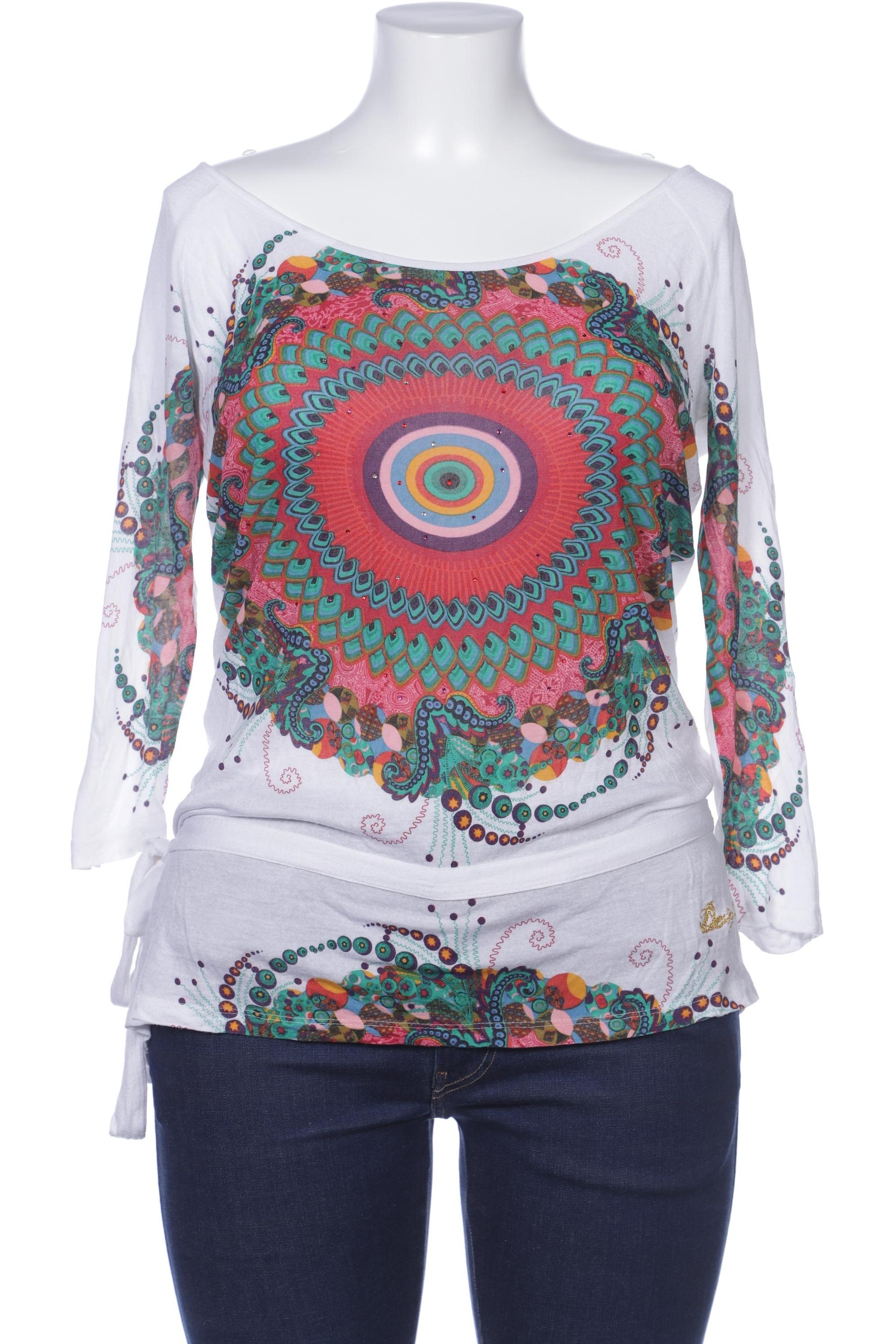 

Desigual Damen Langarmshirt, weiß, Gr. 44