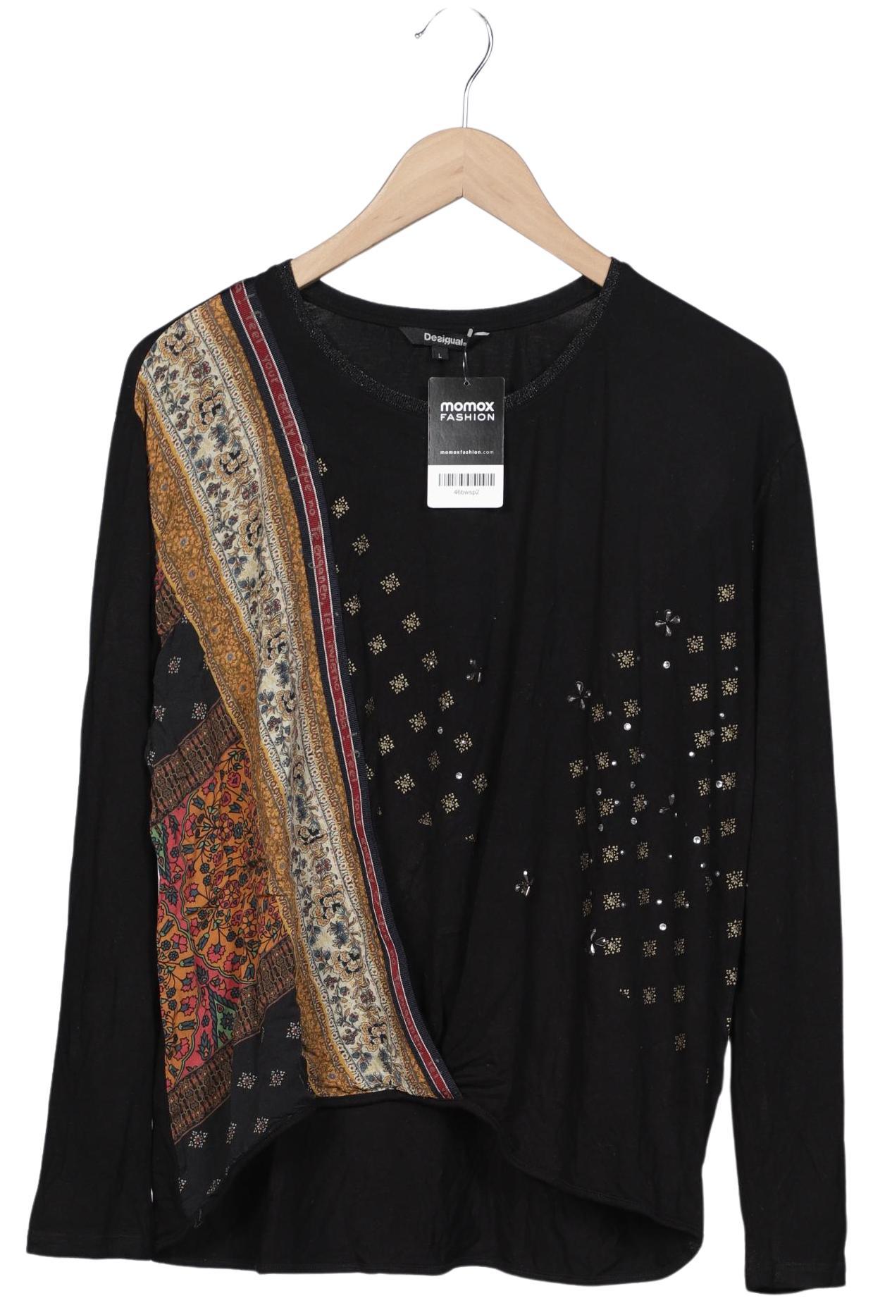 

Desigual Damen Langarmshirt, schwarz, Gr. 42