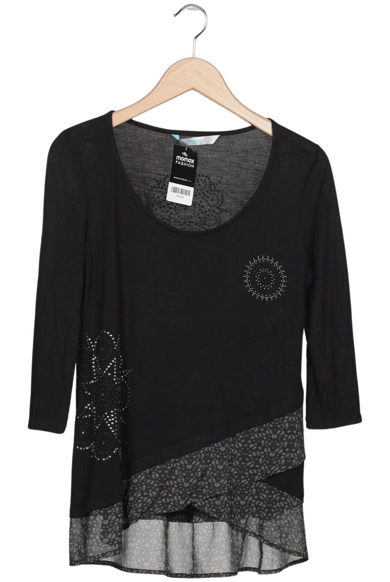 

Desigual Damen Langarmshirt, schwarz, Gr. 42