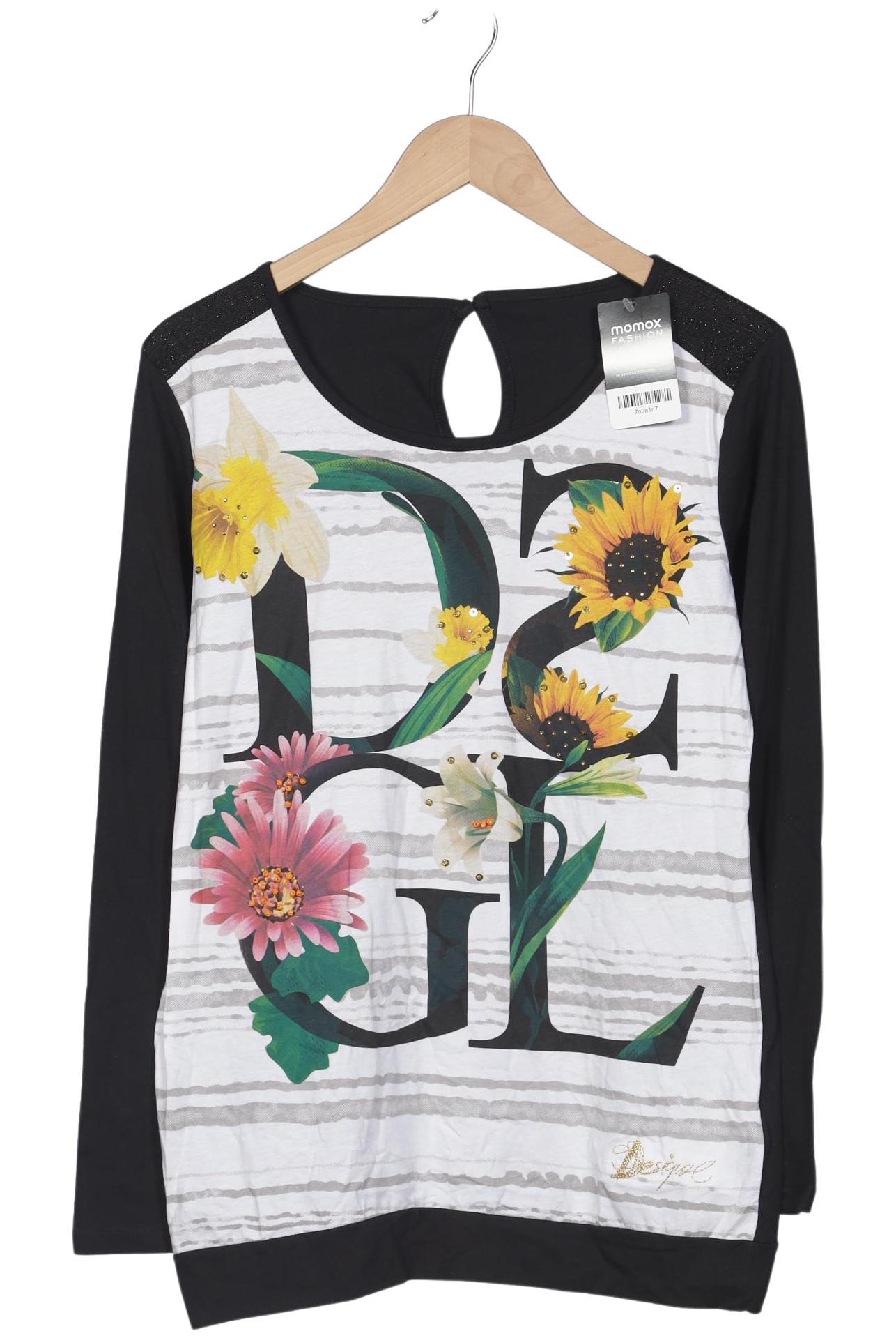 

Desigual Damen Langarmshirt, schwarz, Gr. 42