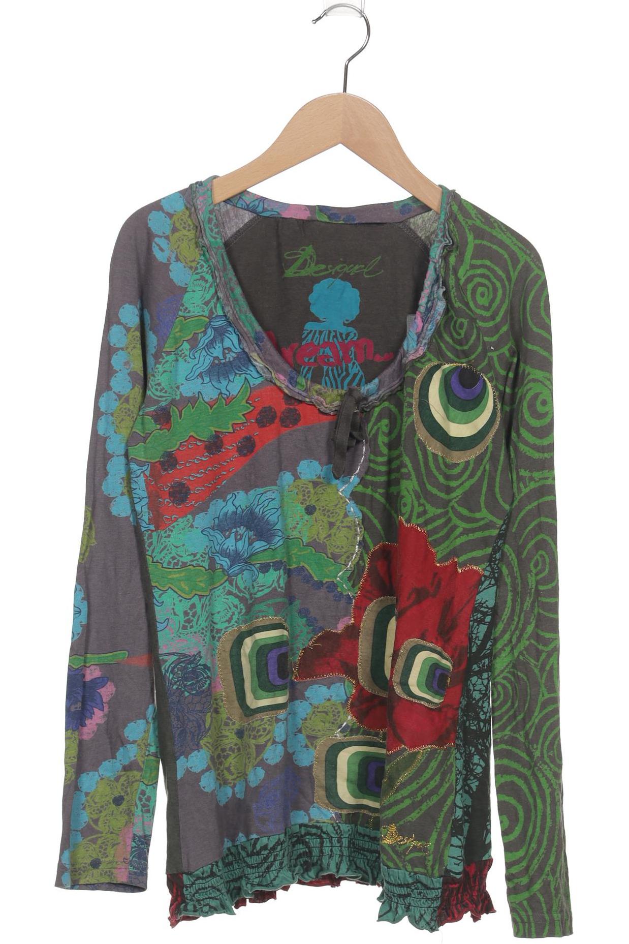 

Desigual Damen Langarmshirt, grün, Gr. 42