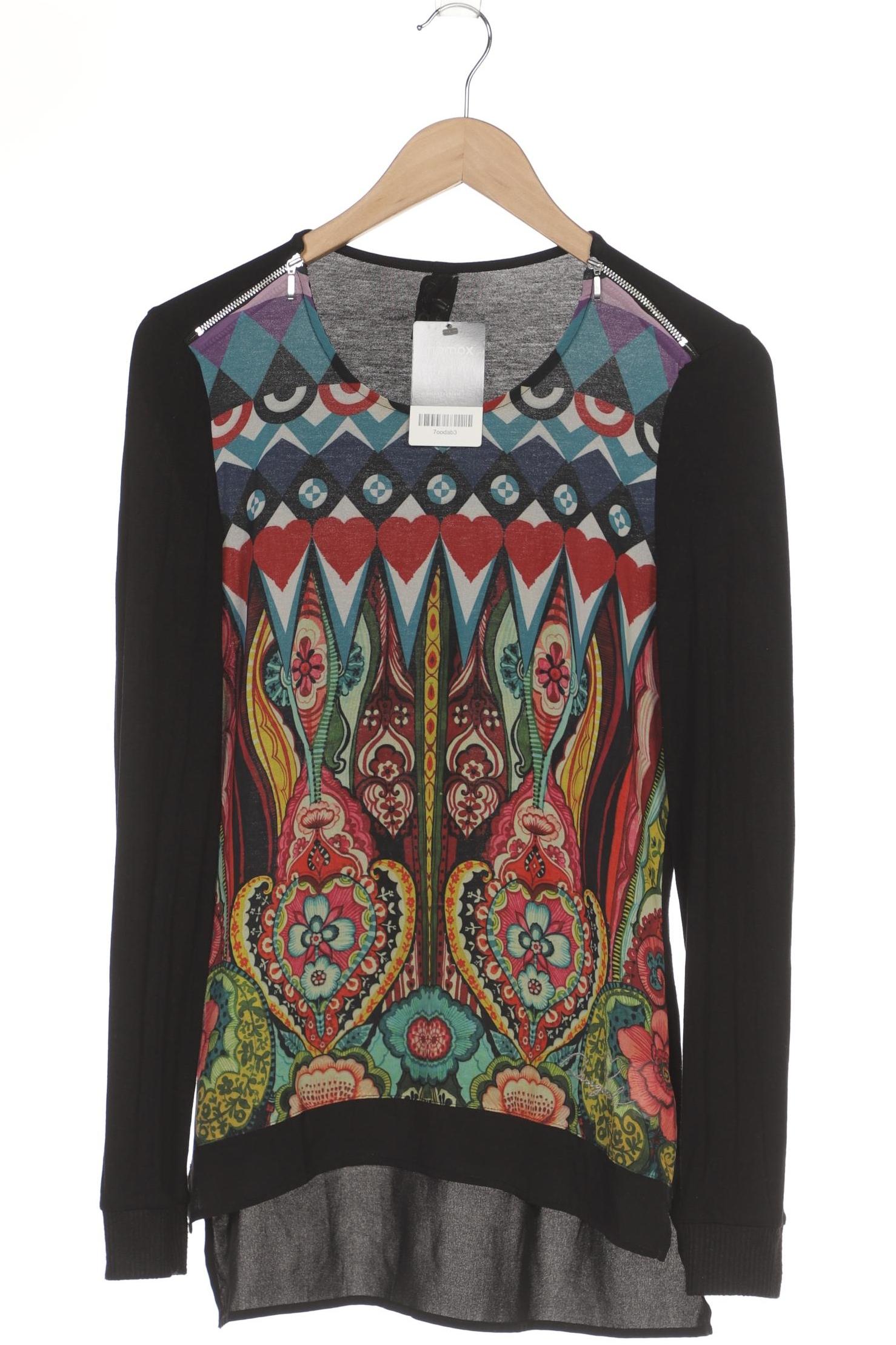 

Desigual Damen Langarmshirt, mehrfarbig, Gr. 36