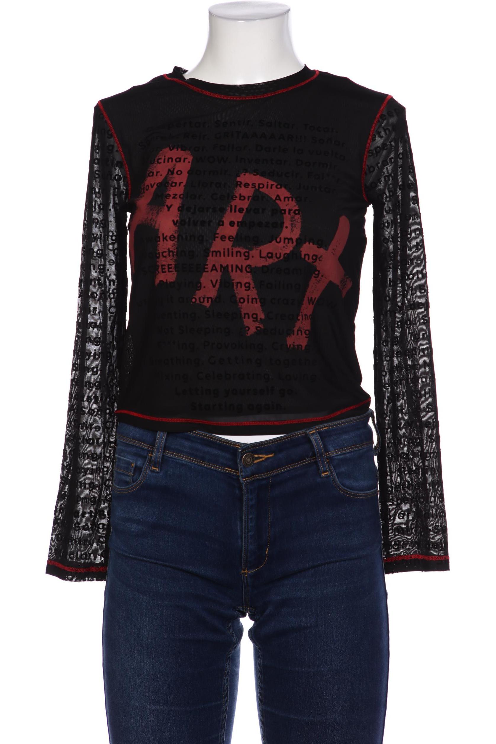 

Desigual Damen Langarmshirt, schwarz, Gr. 42