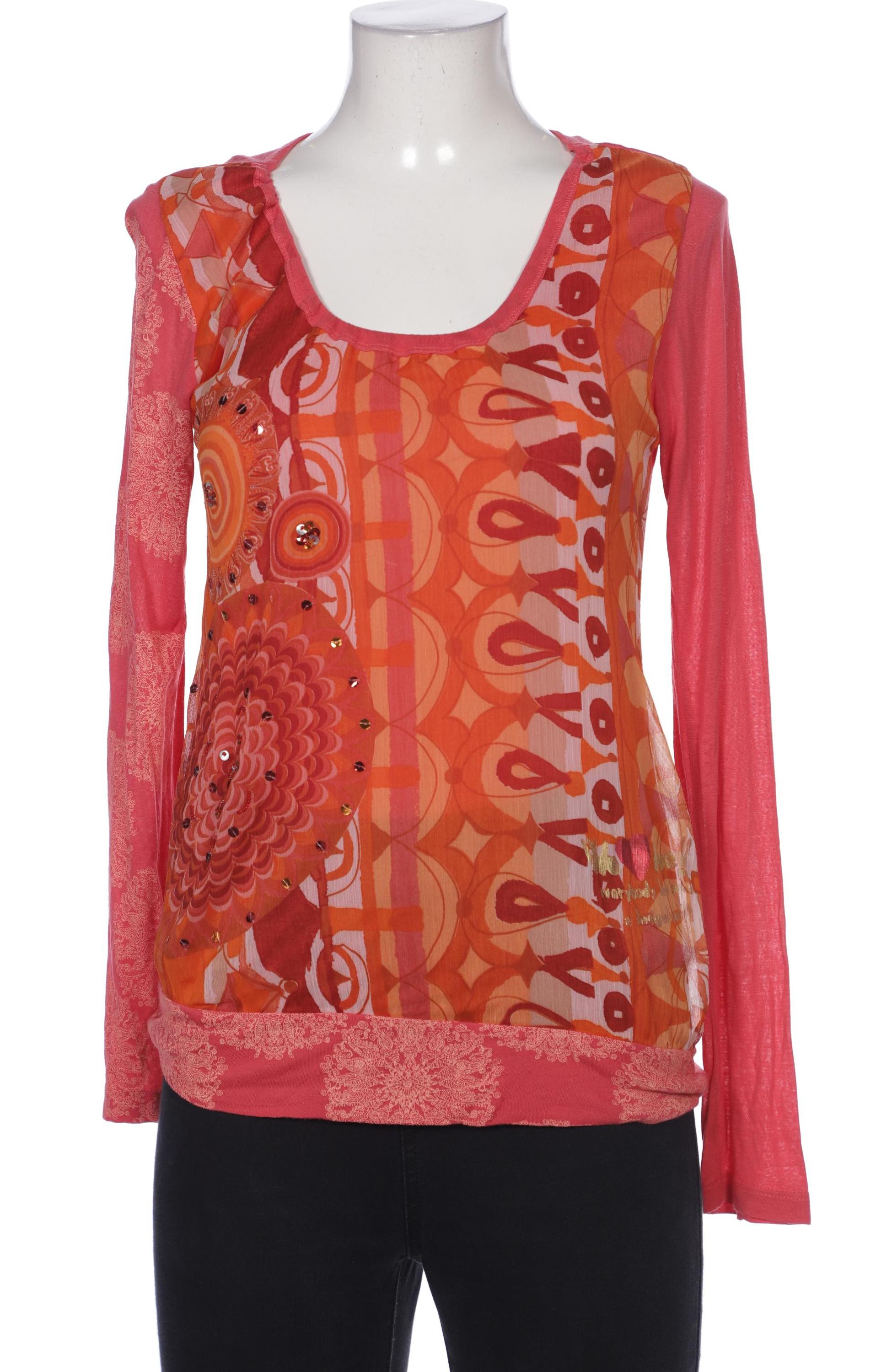 

Desigual Damen Langarmshirt, pink, Gr. 38