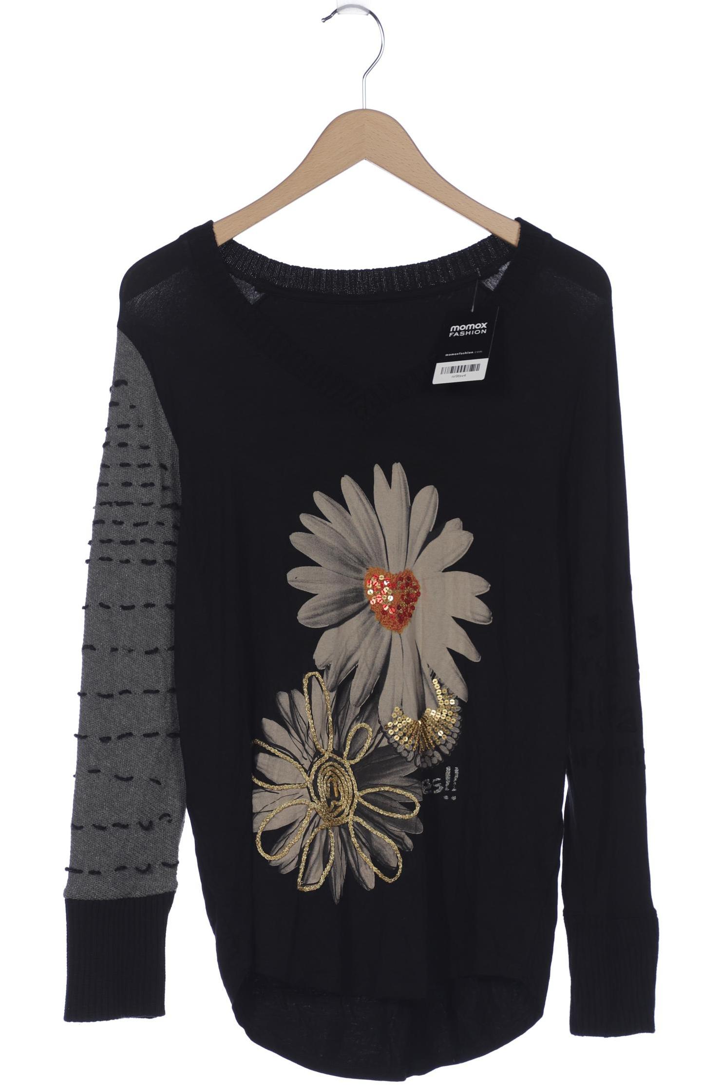 

Desigual Damen Langarmshirt, schwarz, Gr. 42