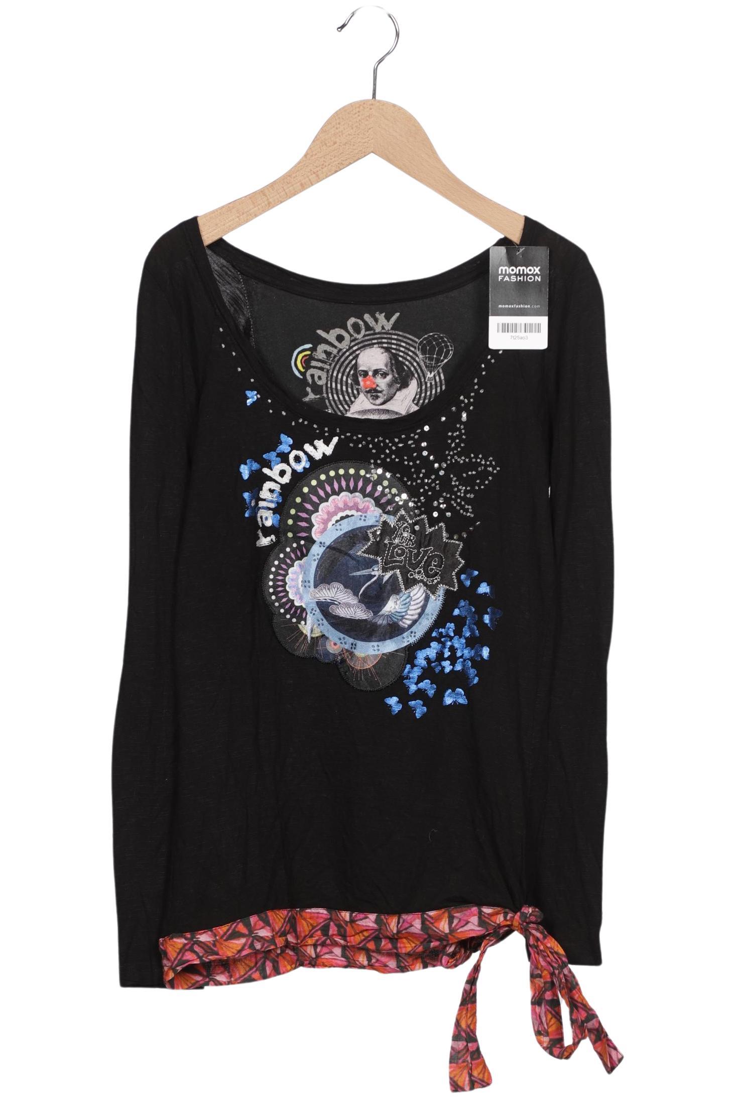 

Desigual Damen Langarmshirt, schwarz, Gr. 36