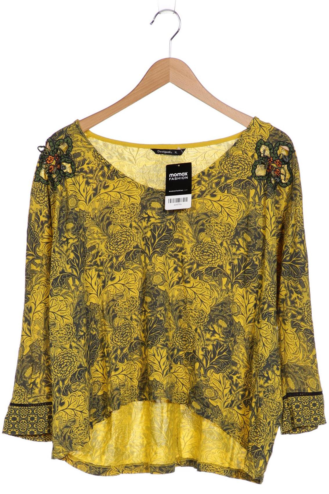 

Desigual Damen Langarmshirt, gelb, Gr. 44