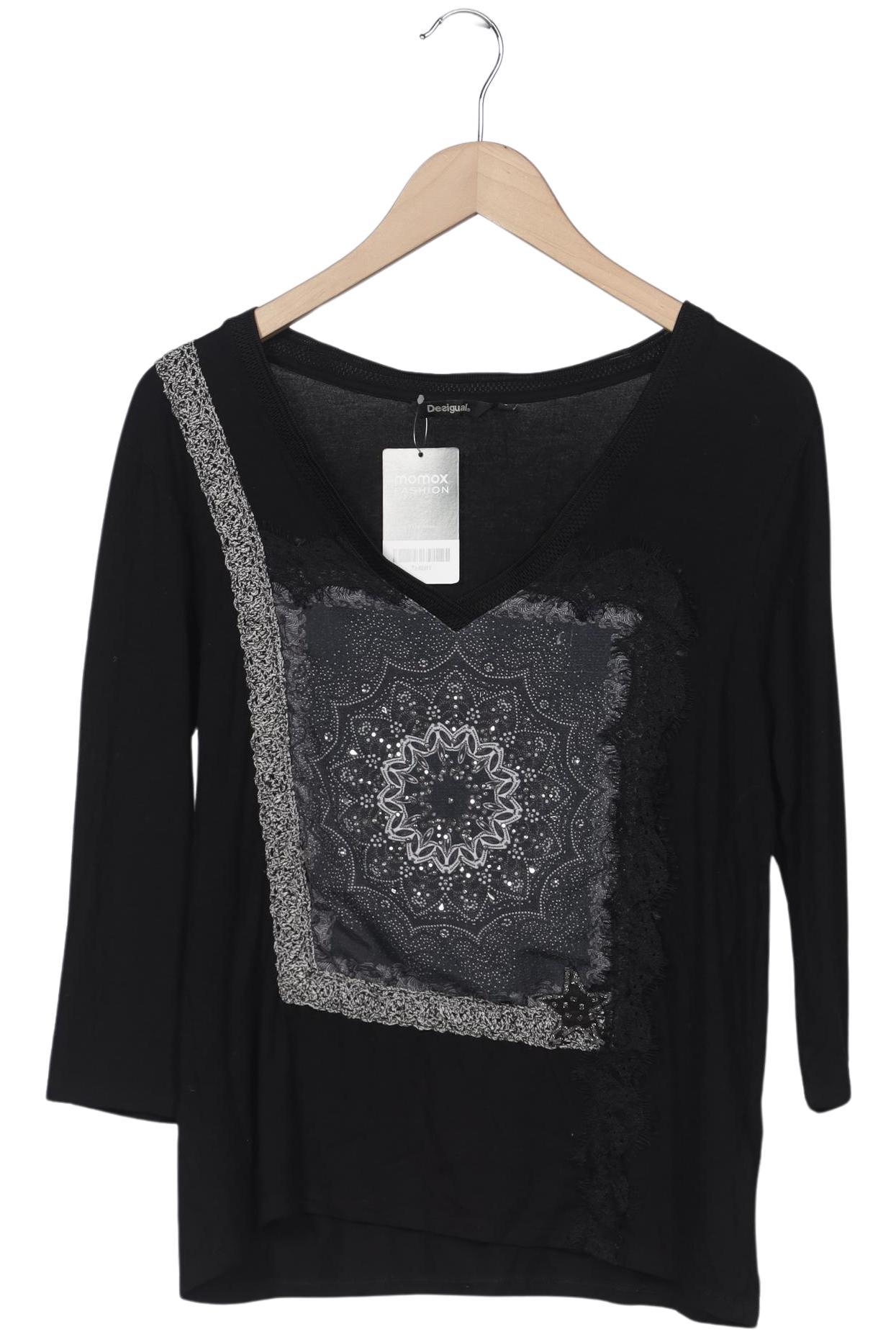 

Desigual Damen Langarmshirt, schwarz, Gr. 42