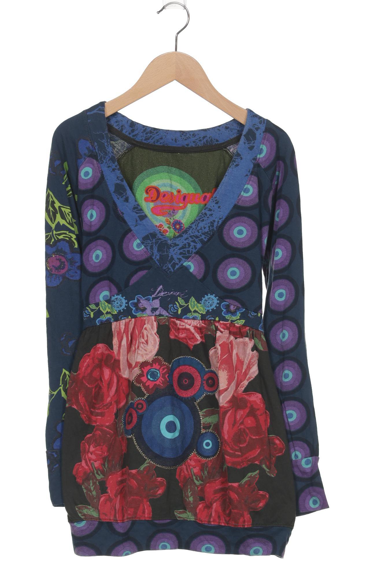 

Desigual Damen Langarmshirt, marineblau, Gr. 42