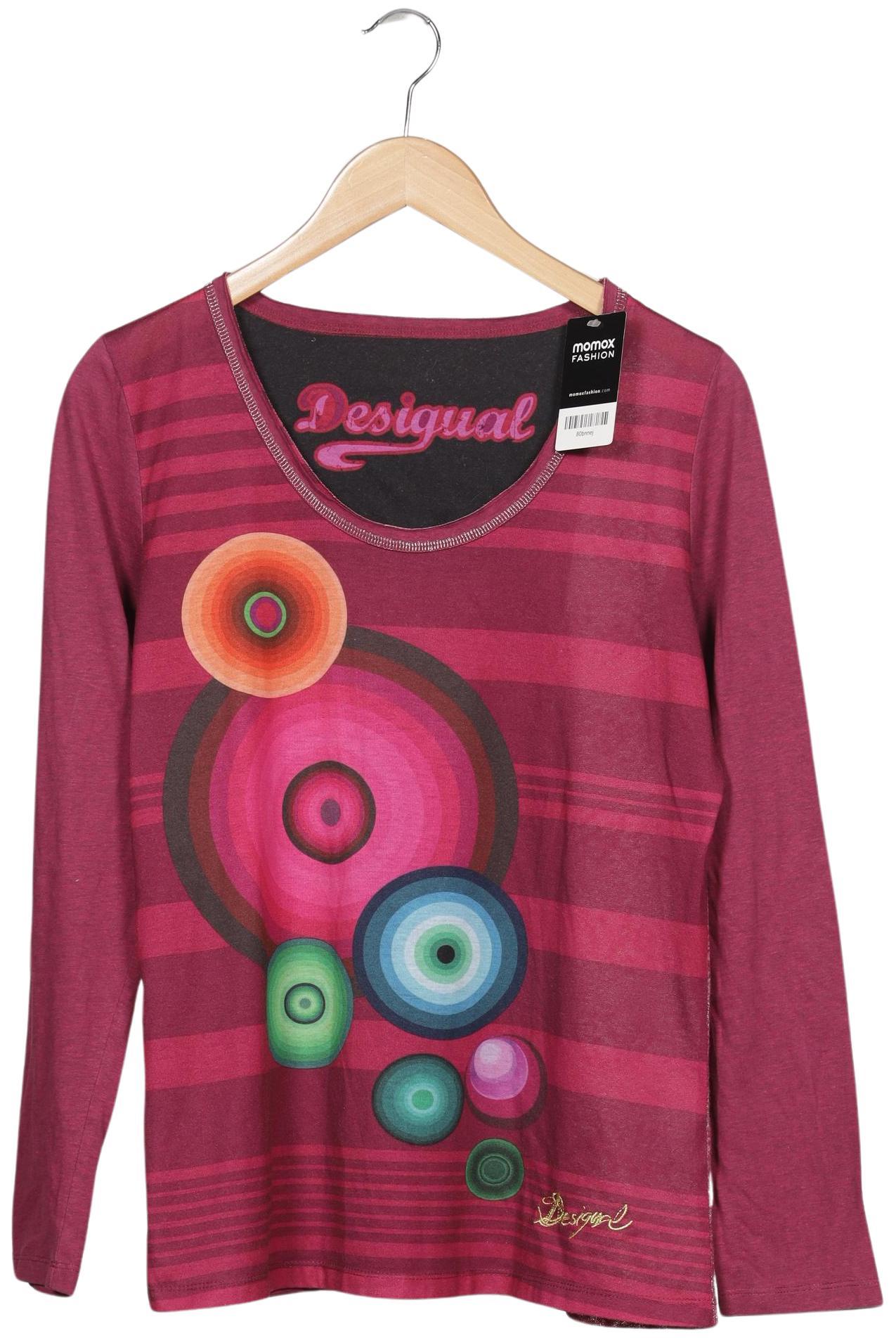 

Desigual Damen Langarmshirt, pink, Gr. 44