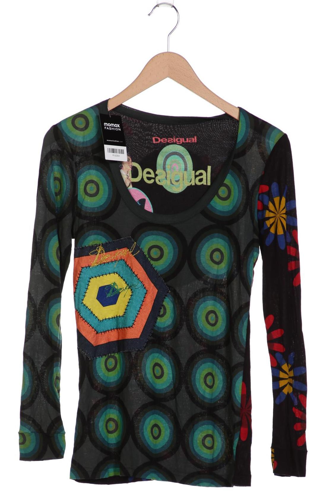 

Desigual Damen Langarmshirt, mehrfarbig, Gr. 34