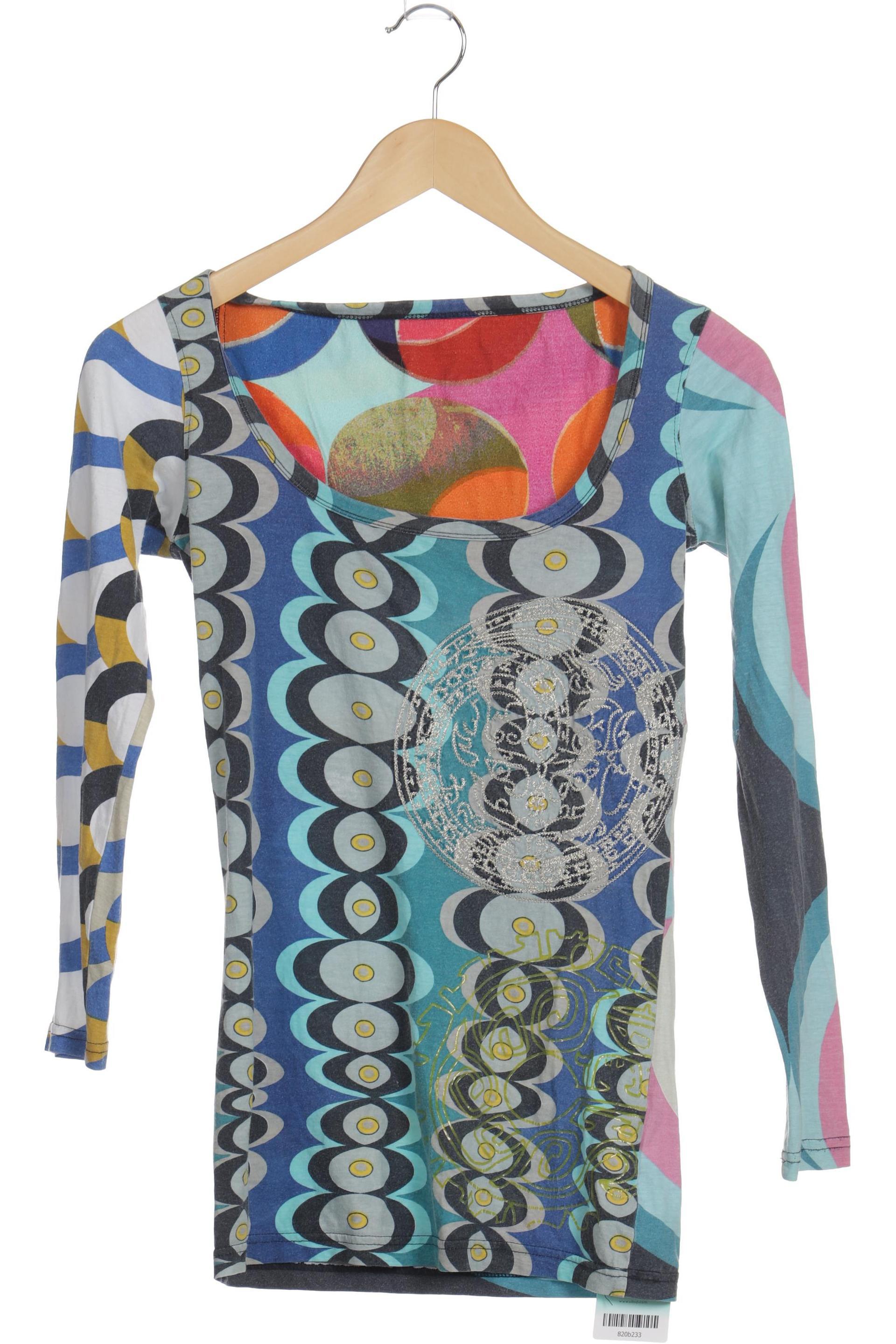 

Desigual Damen Langarmshirt, blau, Gr.
