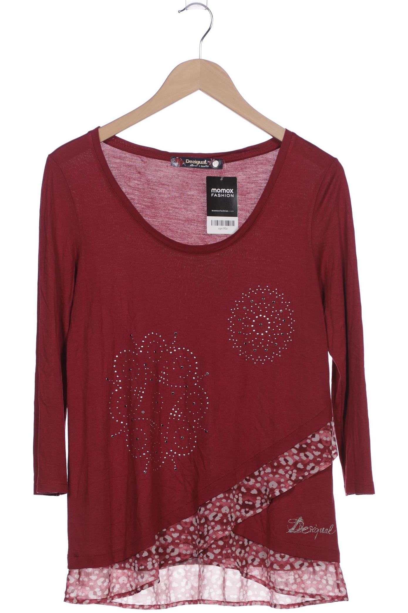 

Desigual Damen Langarmshirt, bordeaux, Gr. 42