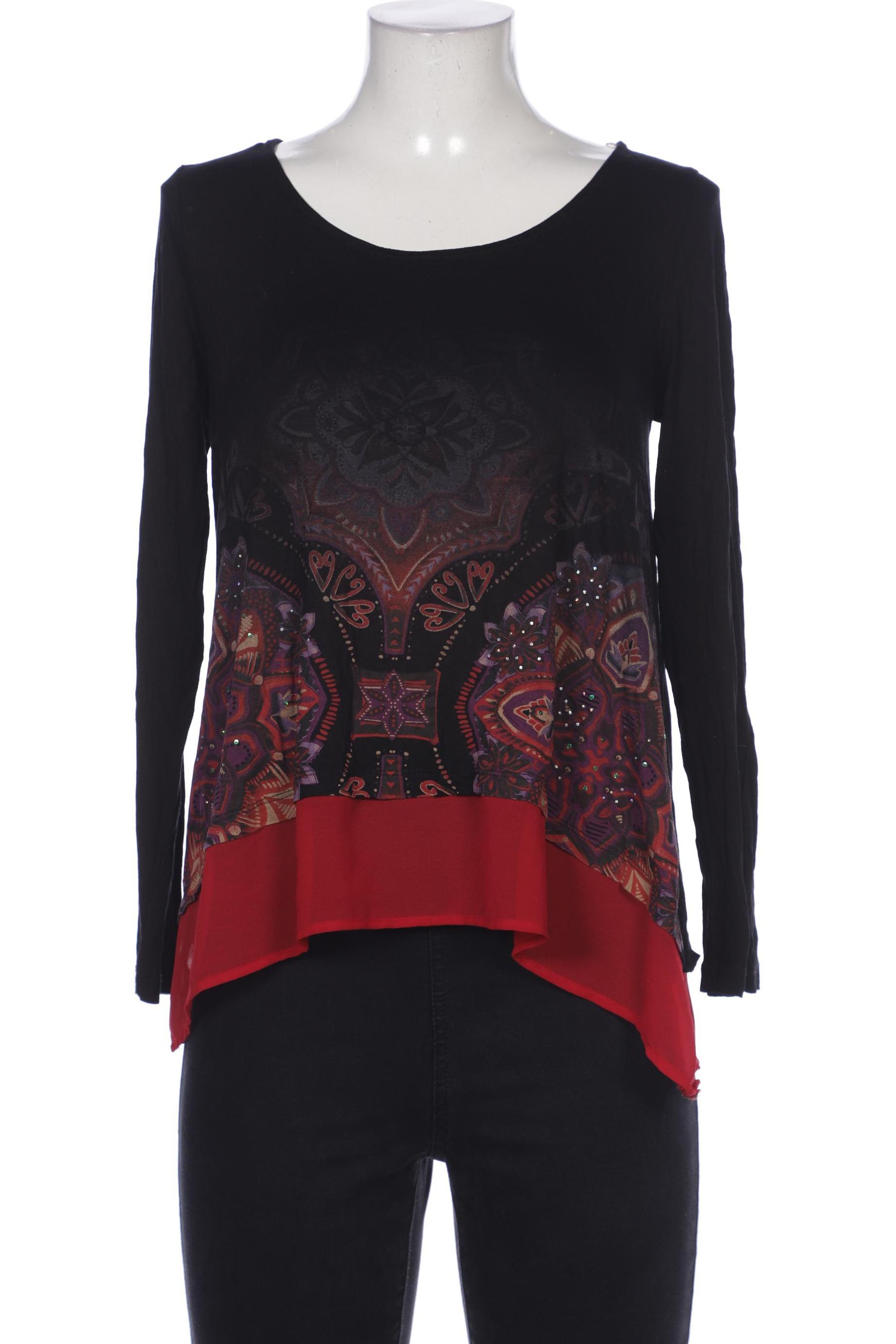 

Desigual Damen Langarmshirt, schwarz, Gr. 38