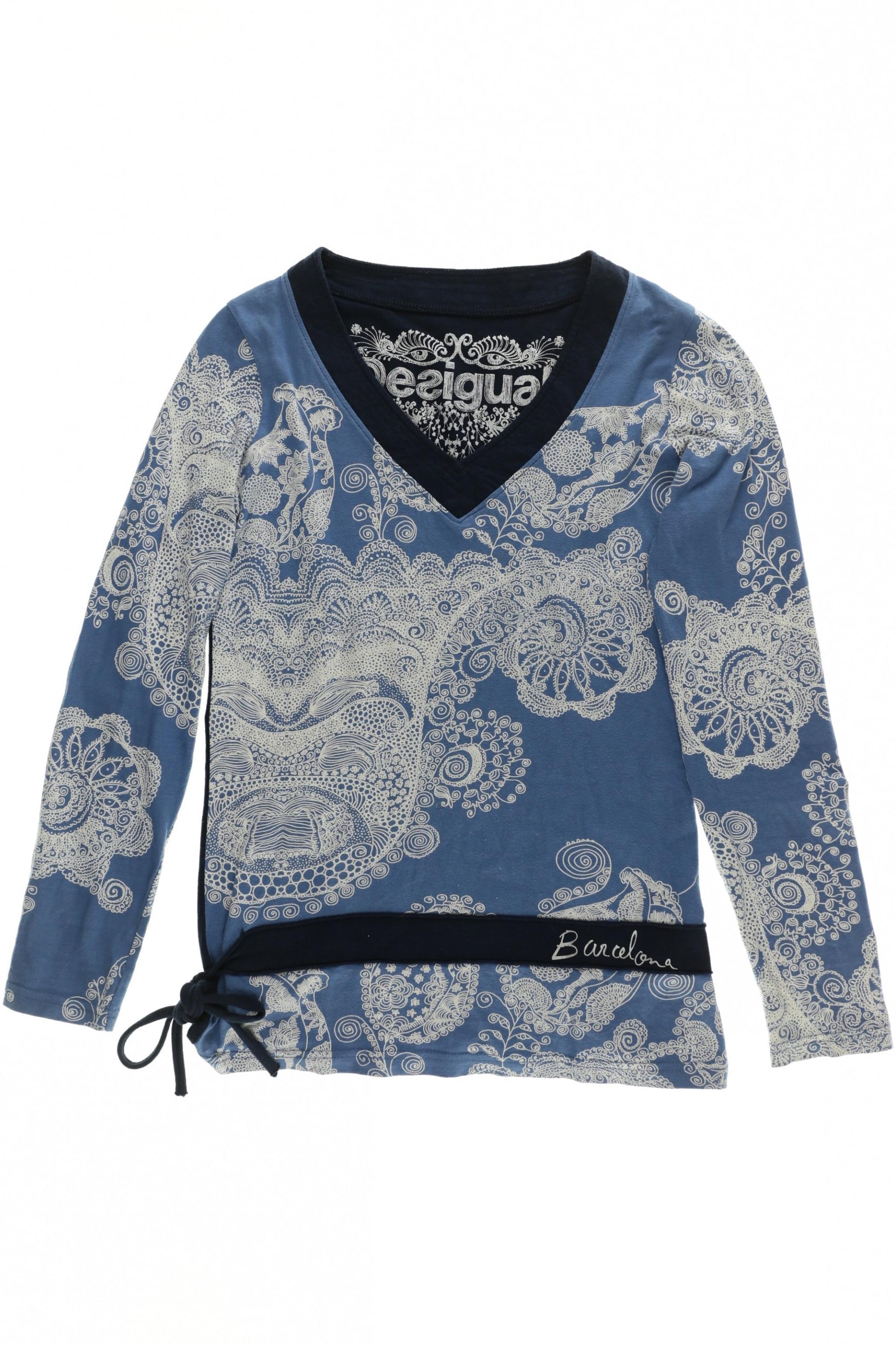 

Desigual Damen Langarmshirt, blau, Gr.