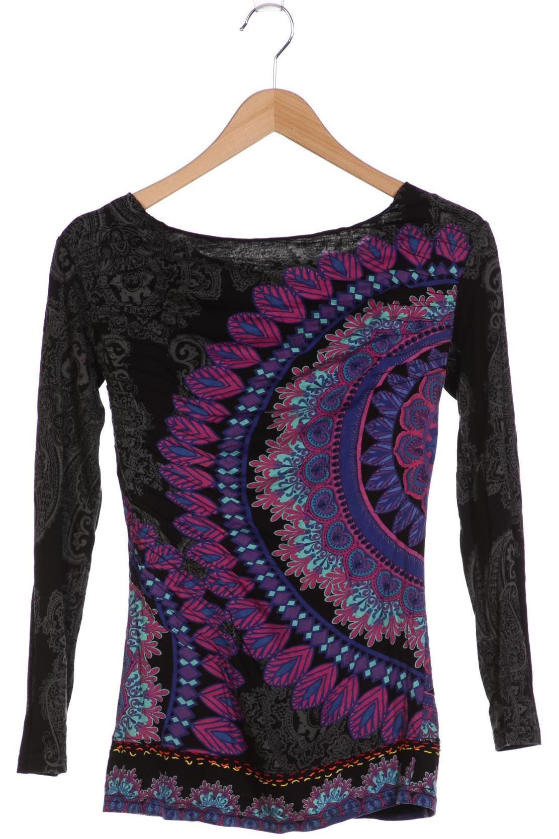 

Desigual Damen Langarmshirt, schwarz, Gr. 36