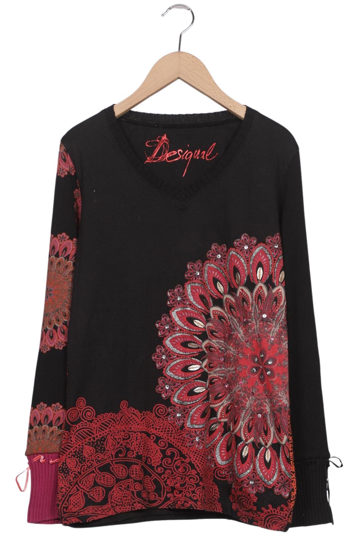 

Desigual Damen Langarmshirt, schwarz, Gr. 42