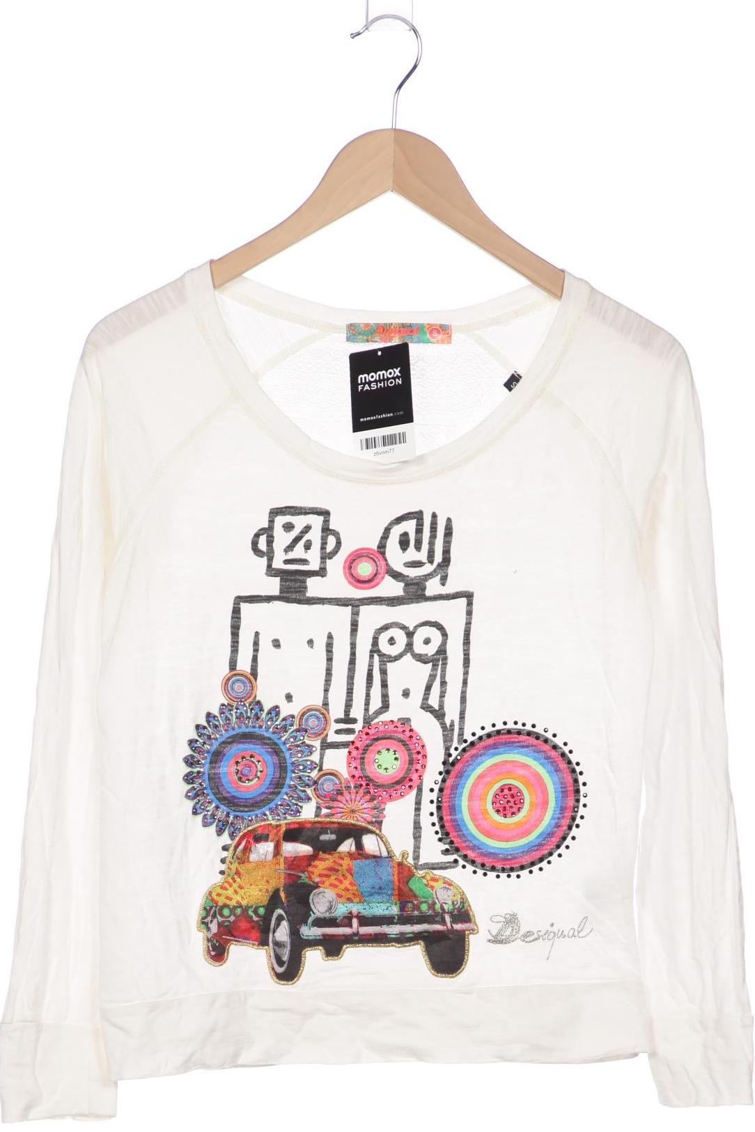 

Desigual Damen Langarmshirt, weiß, Gr. 36