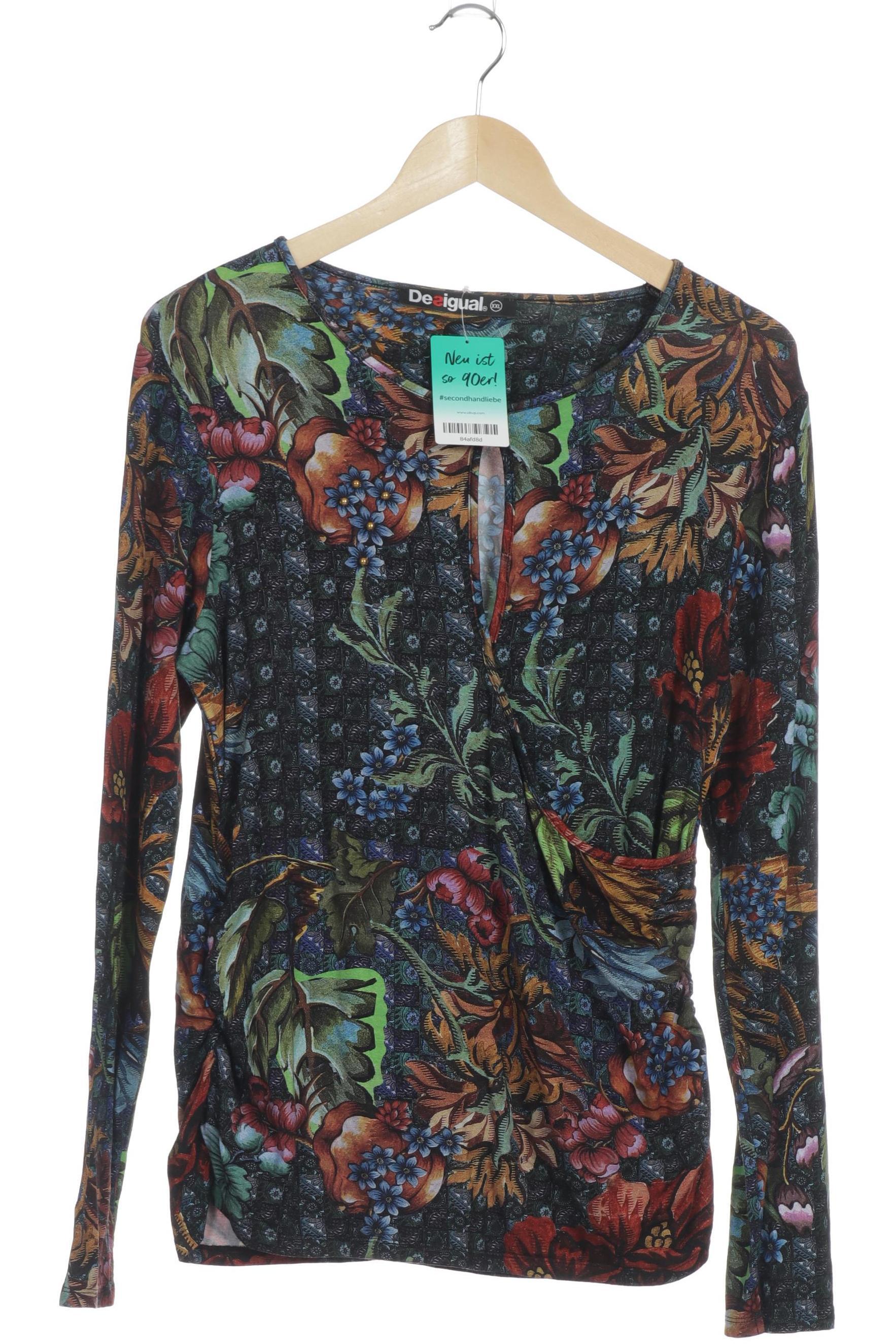 

Desigual Damen Langarmshirt, blau, Gr.