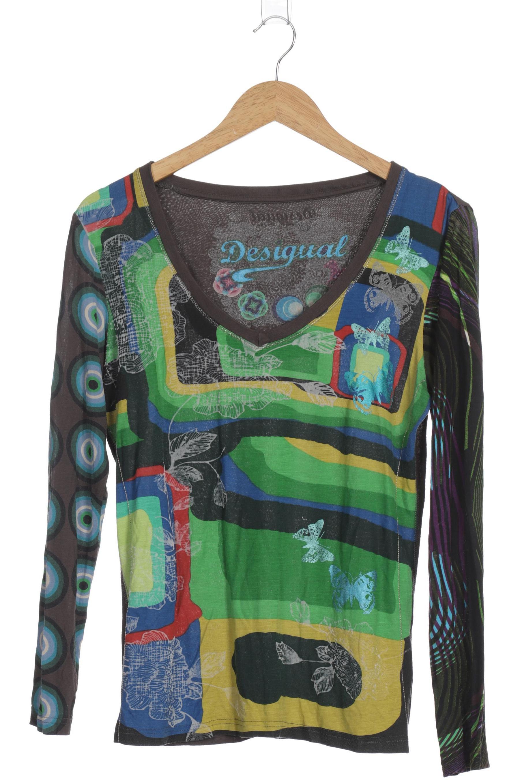 

Desigual Damen Langarmshirt, mehrfarbig, Gr.