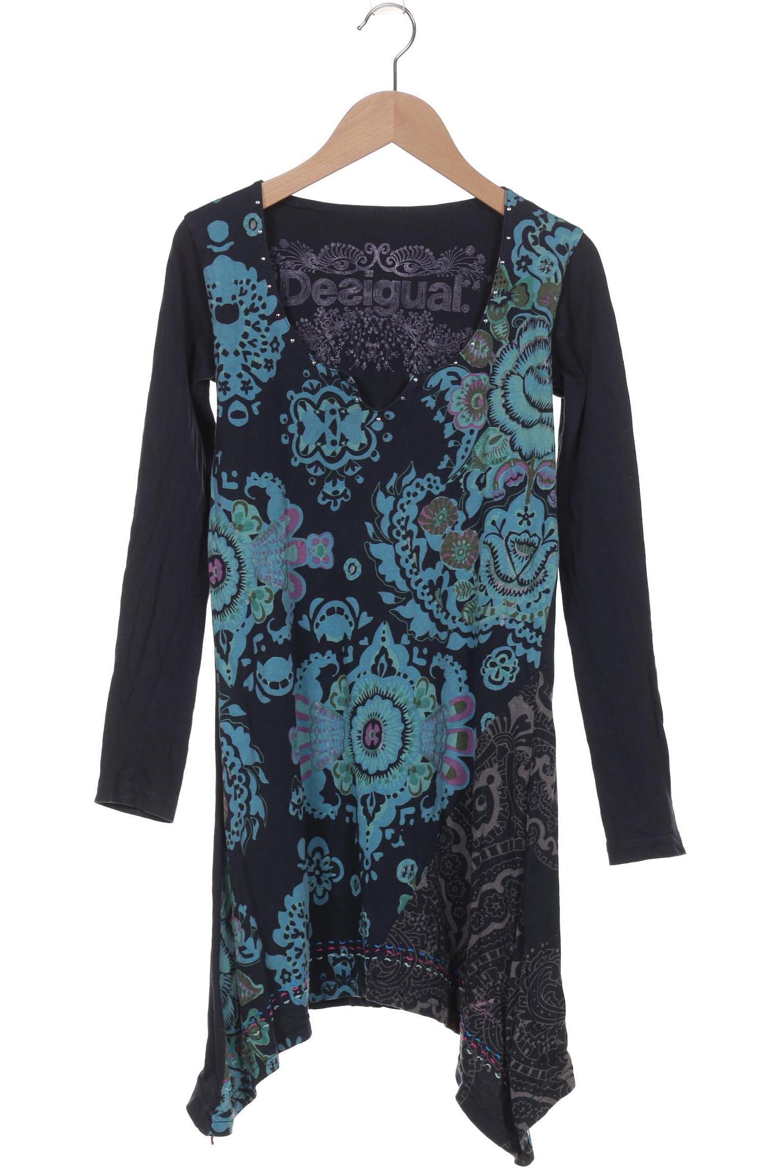 

Desigual Damen Langarmshirt, marineblau, Gr. 34