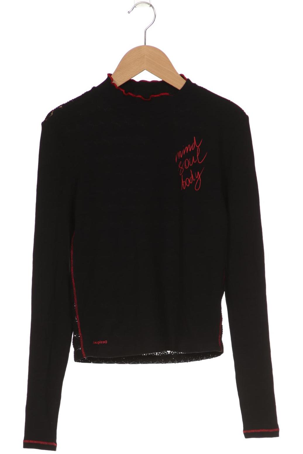 

Desigual Damen Langarmshirt, schwarz, Gr. 36