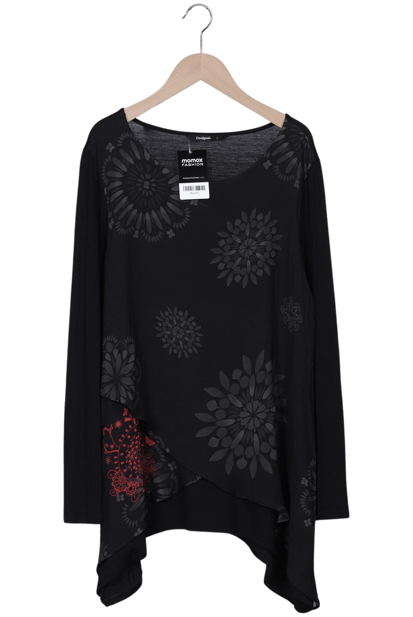 

Desigual Damen Langarmshirt, schwarz, Gr. 42