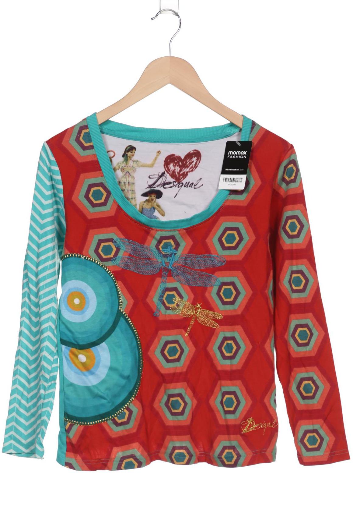 

Desigual Damen Langarmshirt, mehrfarbig, Gr. 38