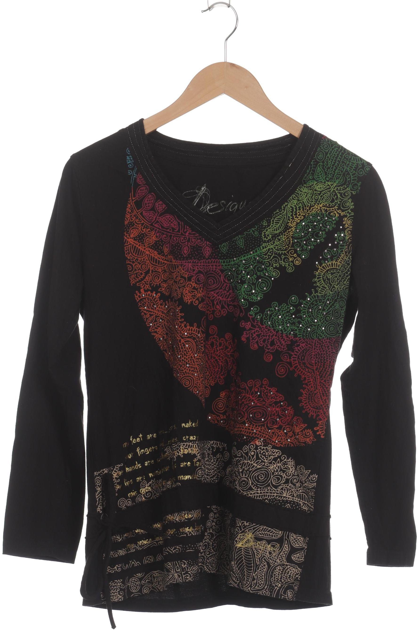 

Desigual Damen Langarmshirt, schwarz, Gr.