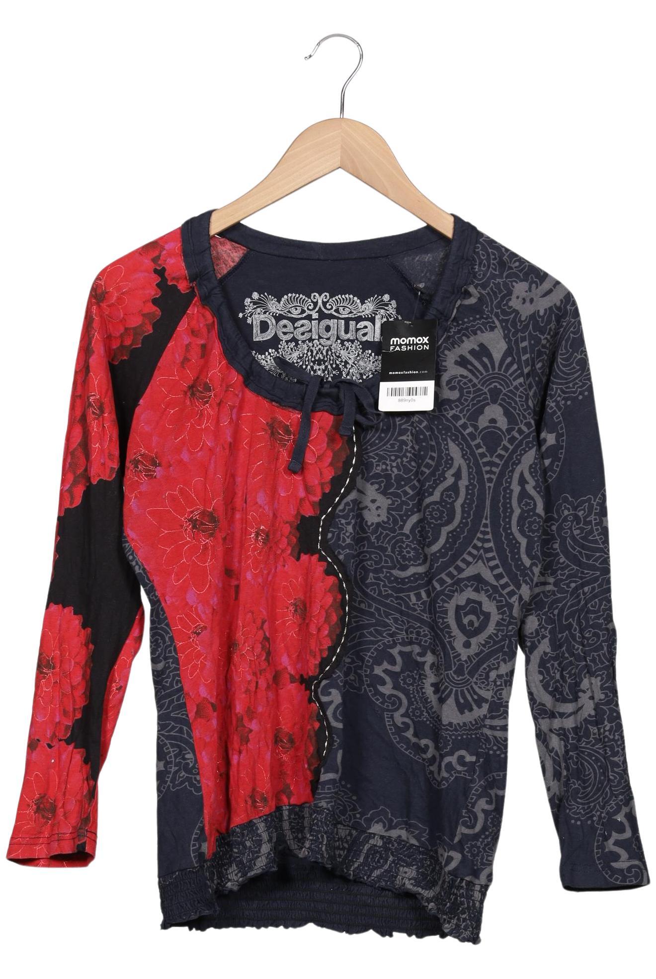 

Desigual Damen Langarmshirt, marineblau, Gr. 42