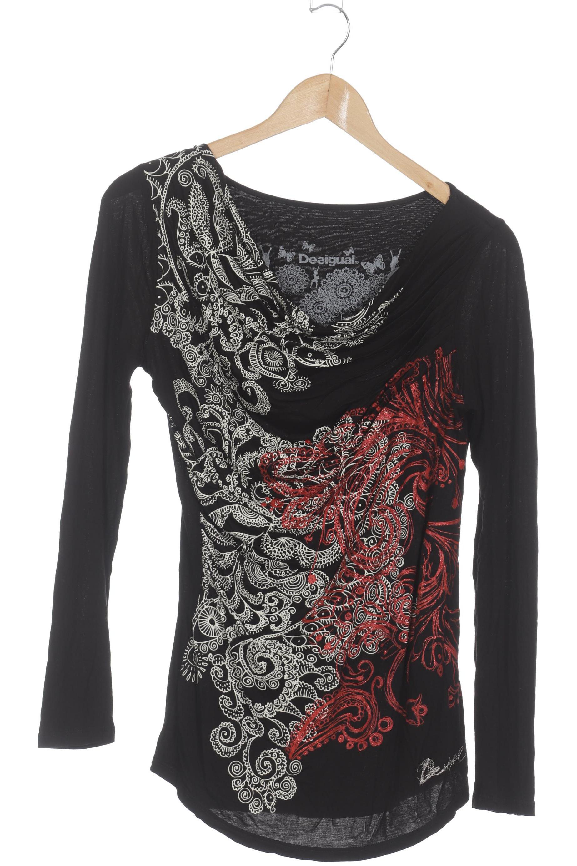 

Desigual Damen Langarmshirt, schwarz, Gr.