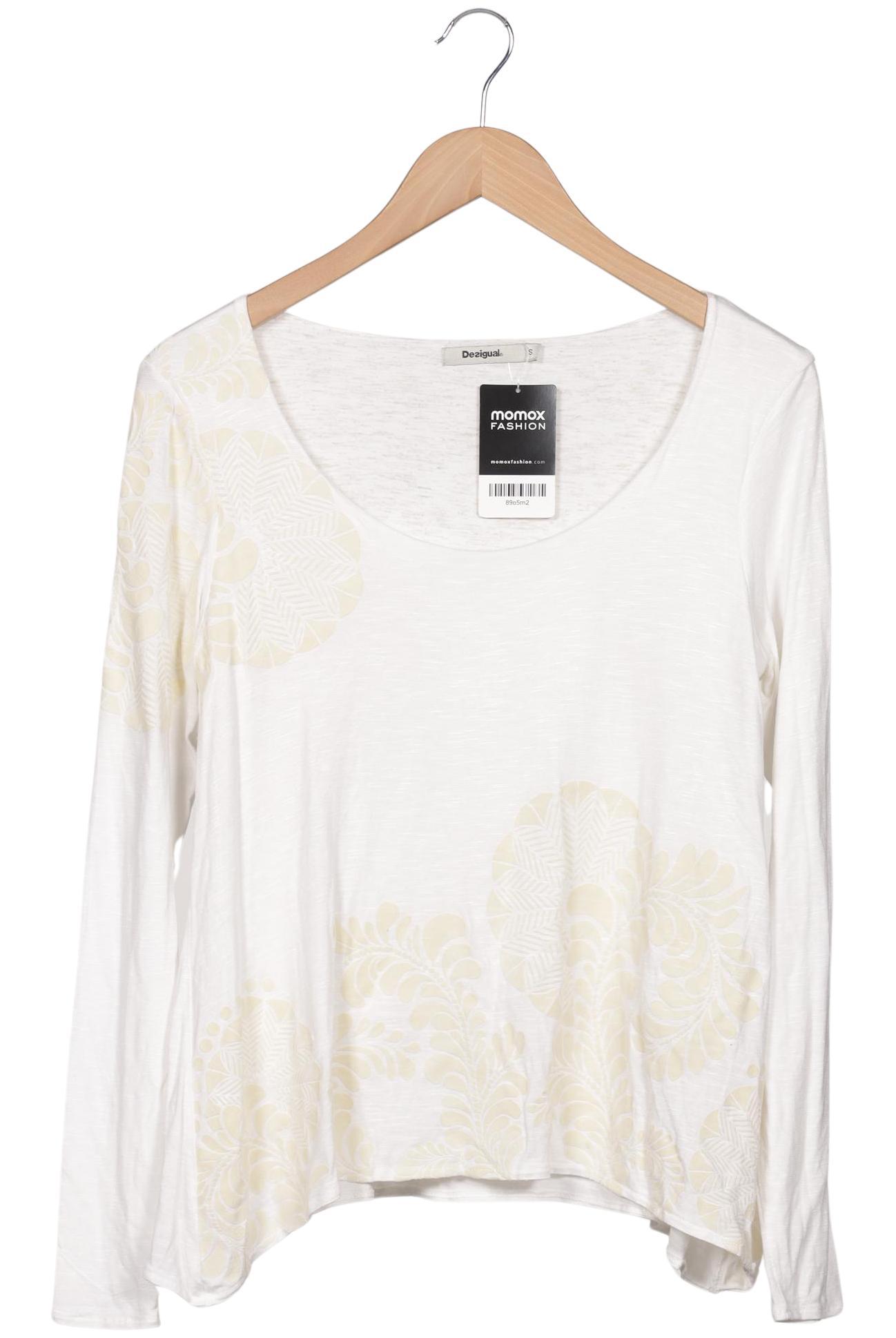 

Desigual Damen Langarmshirt, weiß, Gr. 36